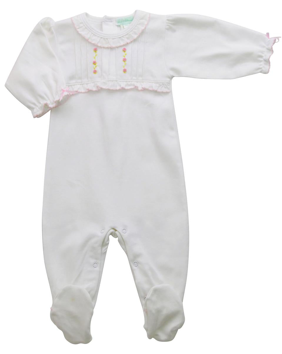 Feathers & Rosebud Footie