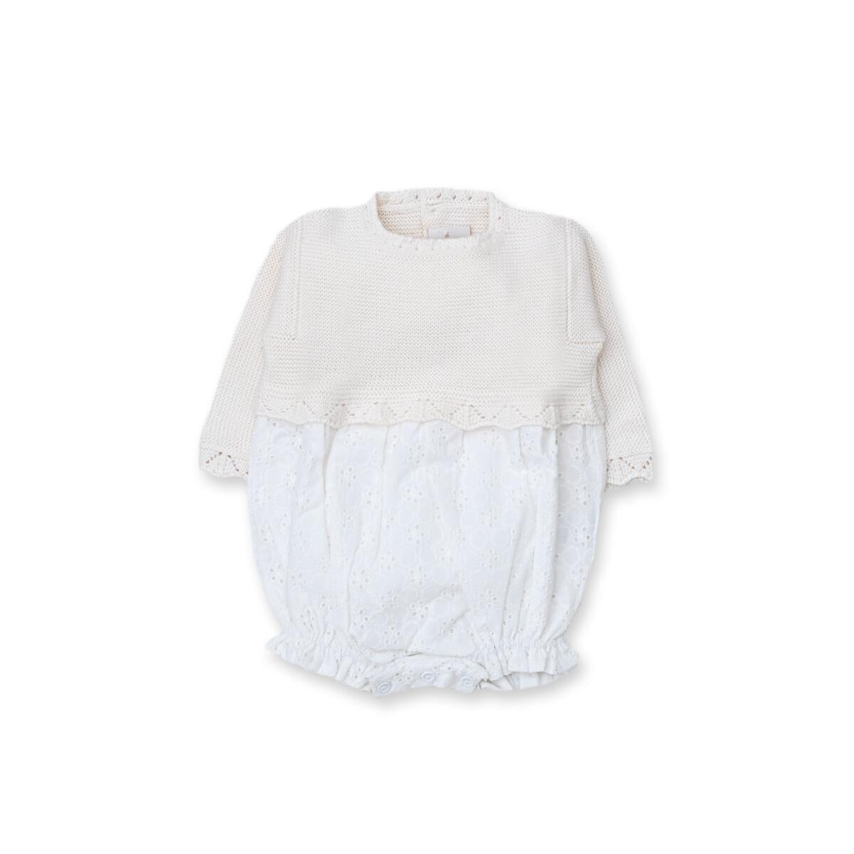 White Bellagio Romper