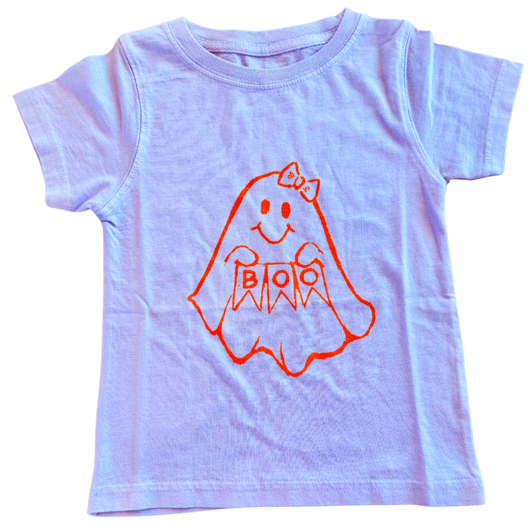 Purple Boo Ghost Tee (Toddler)