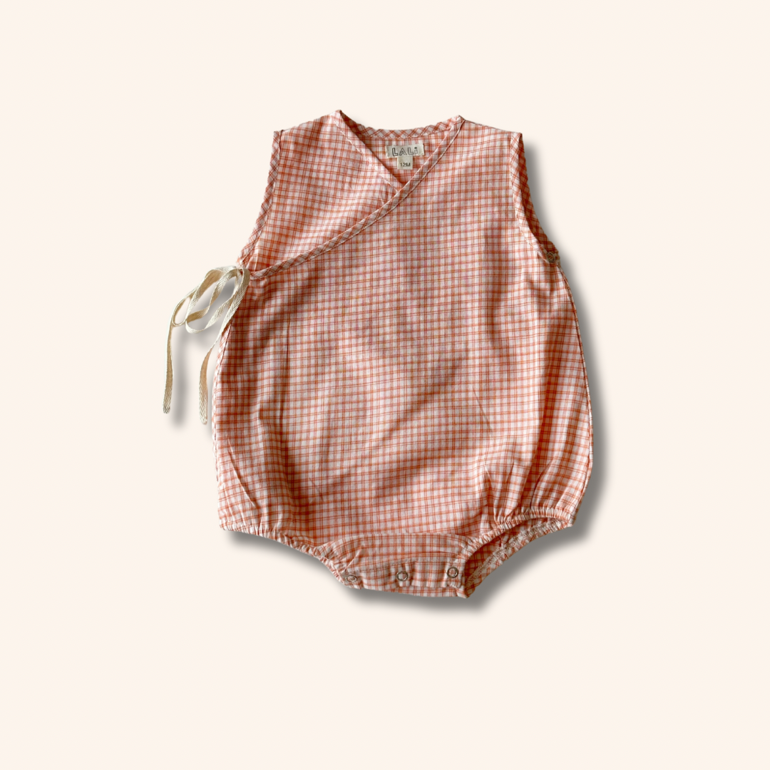 Cantaloupe Chex Wrap Onesie