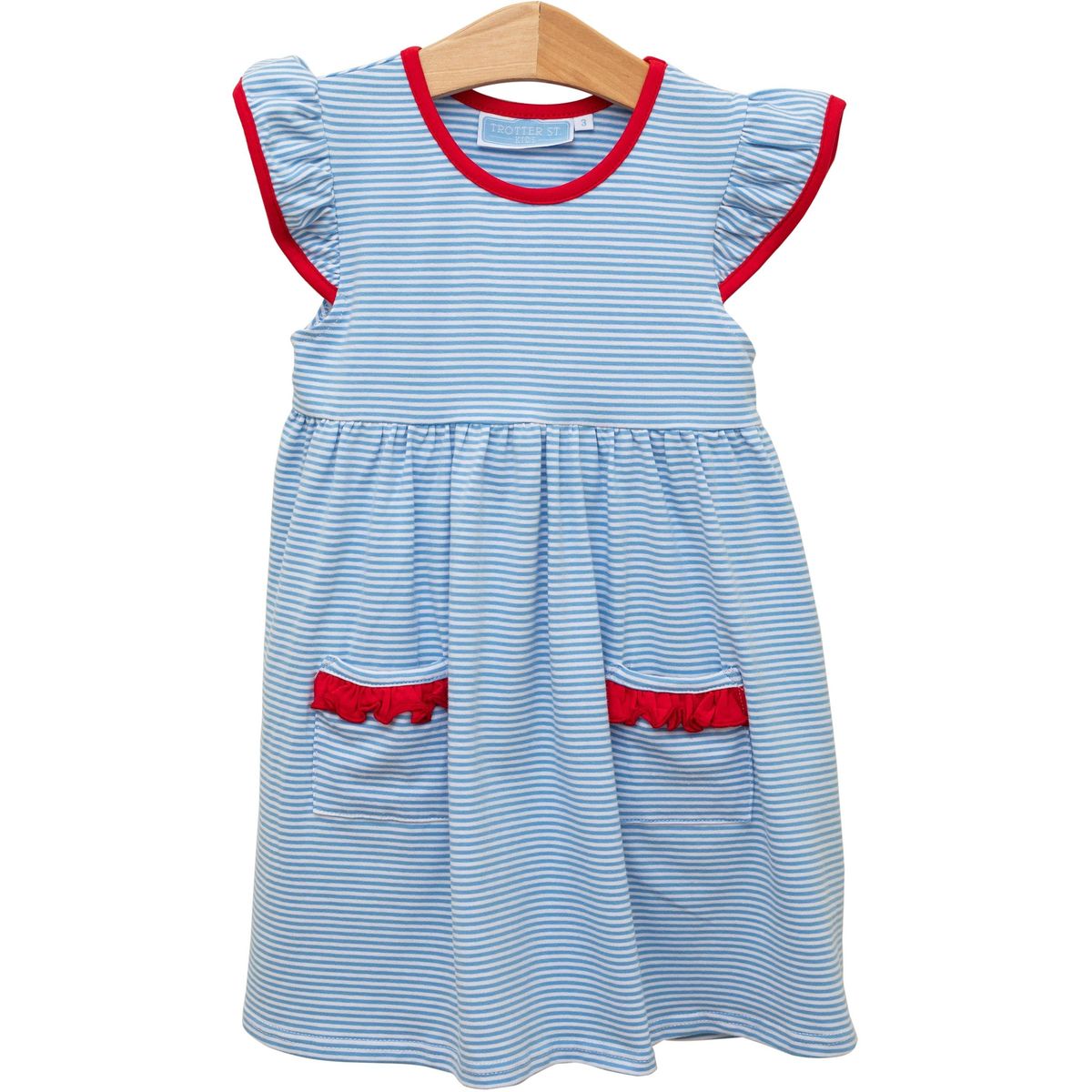 Cornflower Stripe Lucy Dress