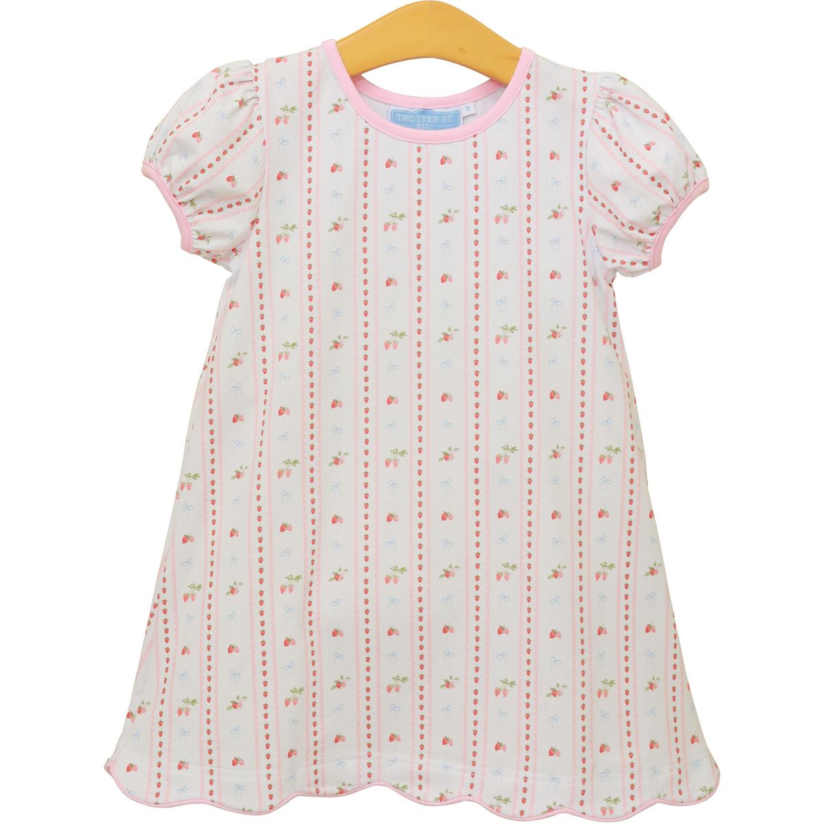 Berry Sweet Scallop Dress