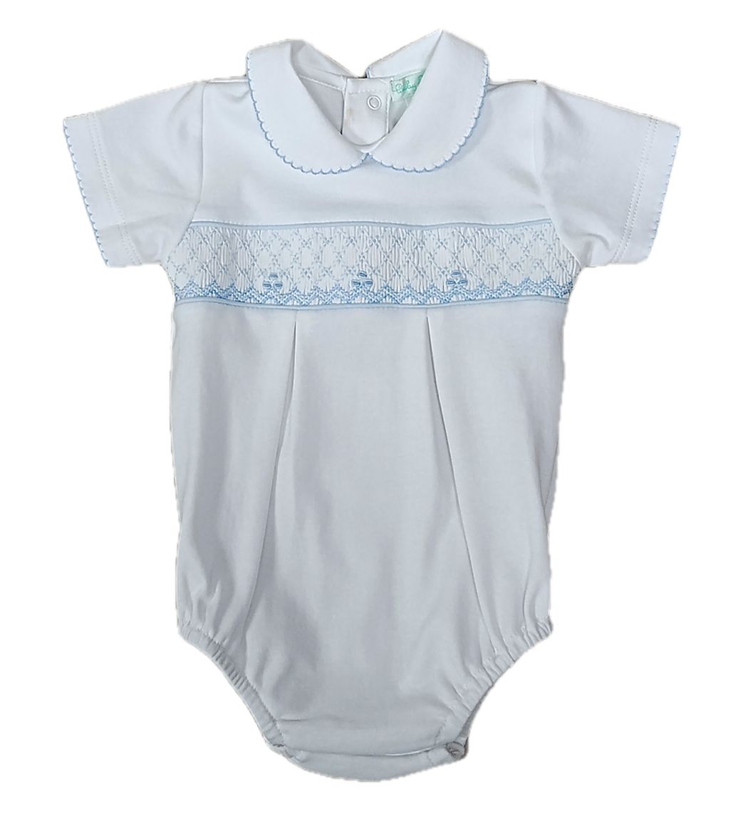 Eden Boys Smocked Romper