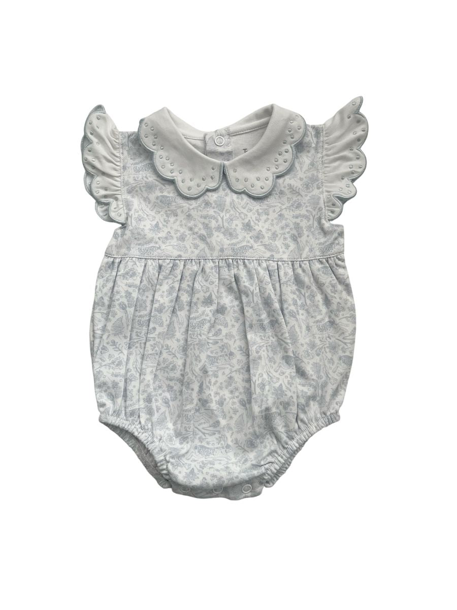 Girl Pima Rabbit Romper