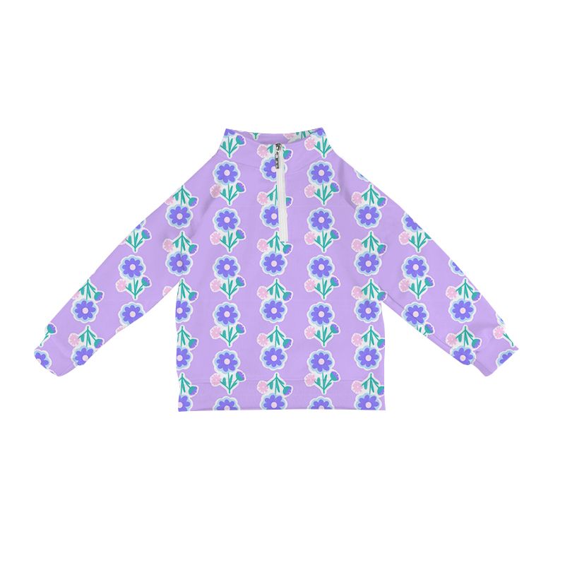 Lavender Blossom Lily Pullover