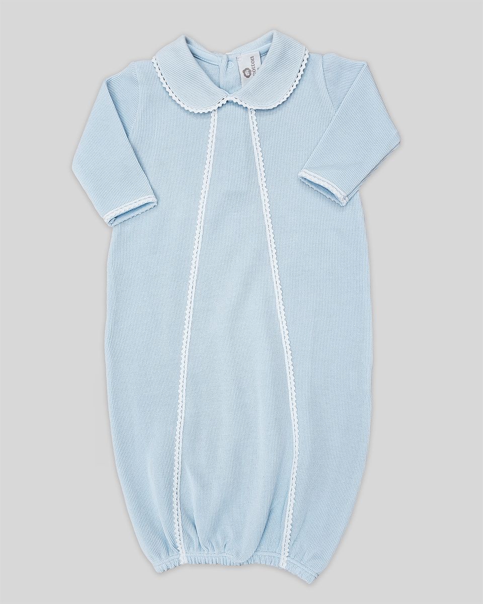 Special Knit Blue Baby Milen Gown