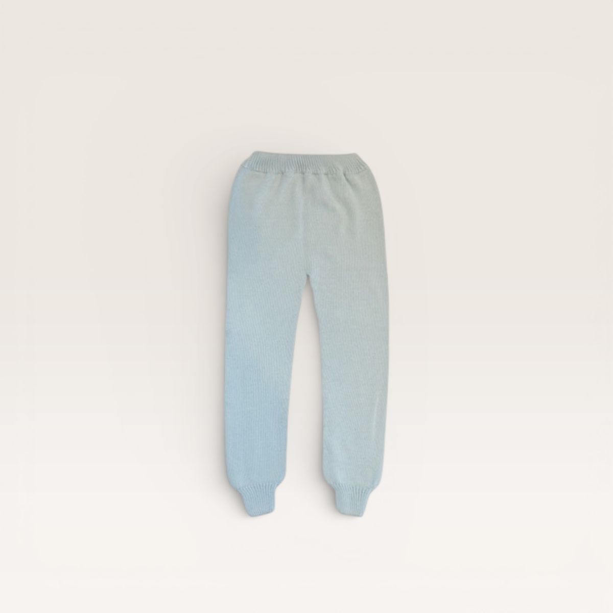 Light Blue Knit Joggers