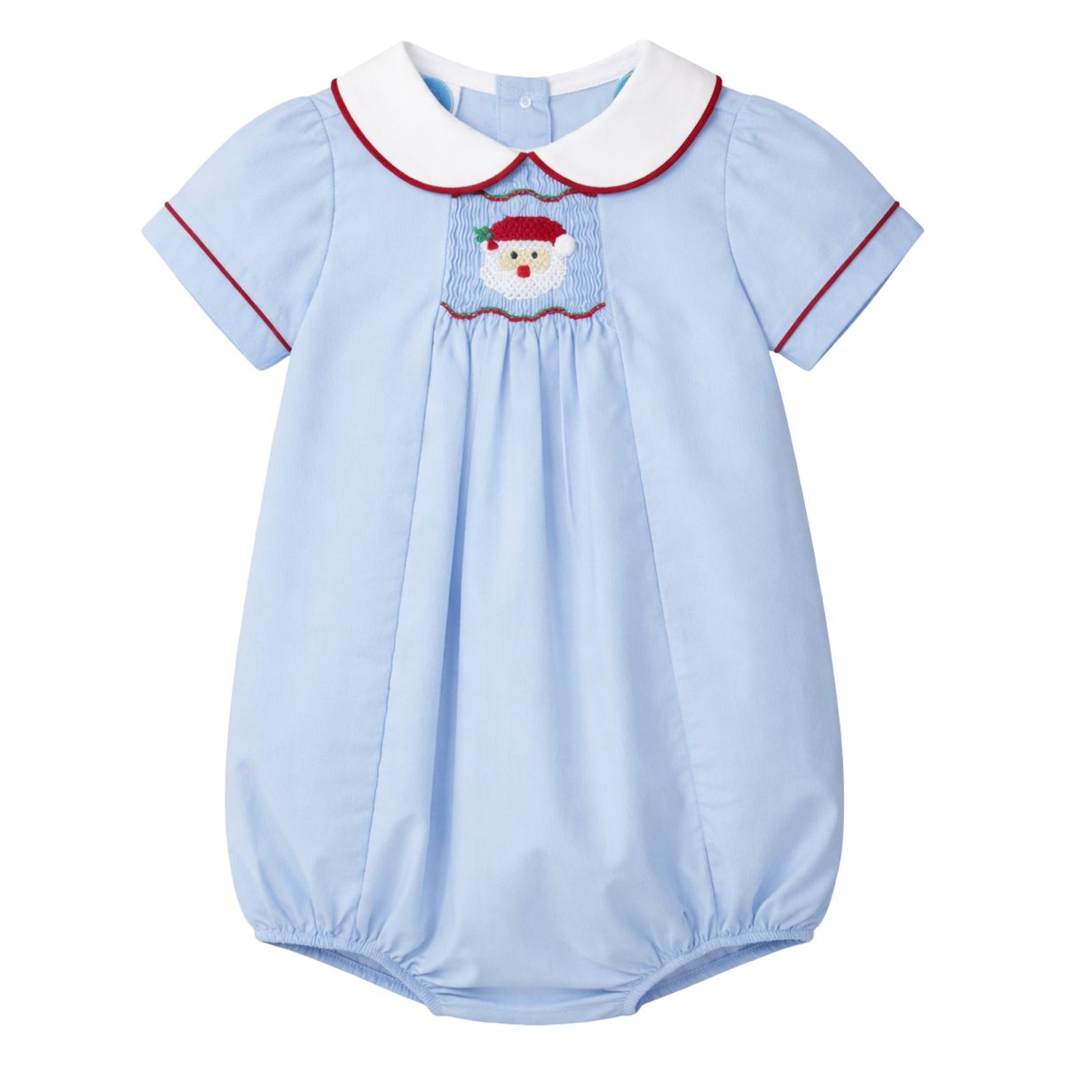 Blue Cord Santa Stuart Smock Bubble