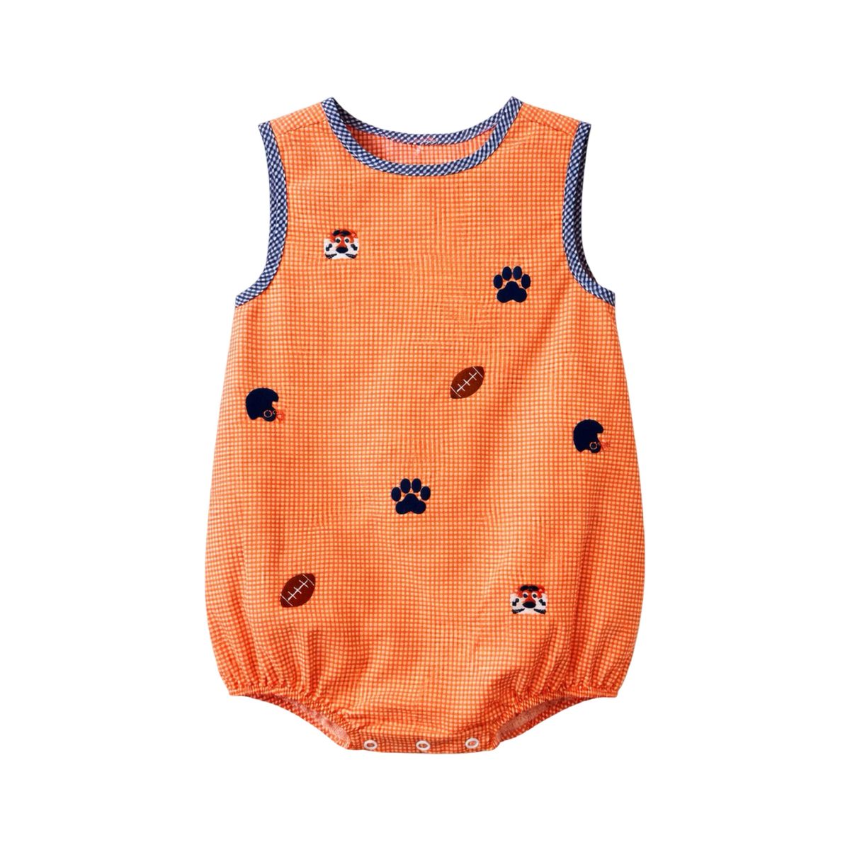 All Over Embroidery Orange/Navy Tigers Luca Bubble