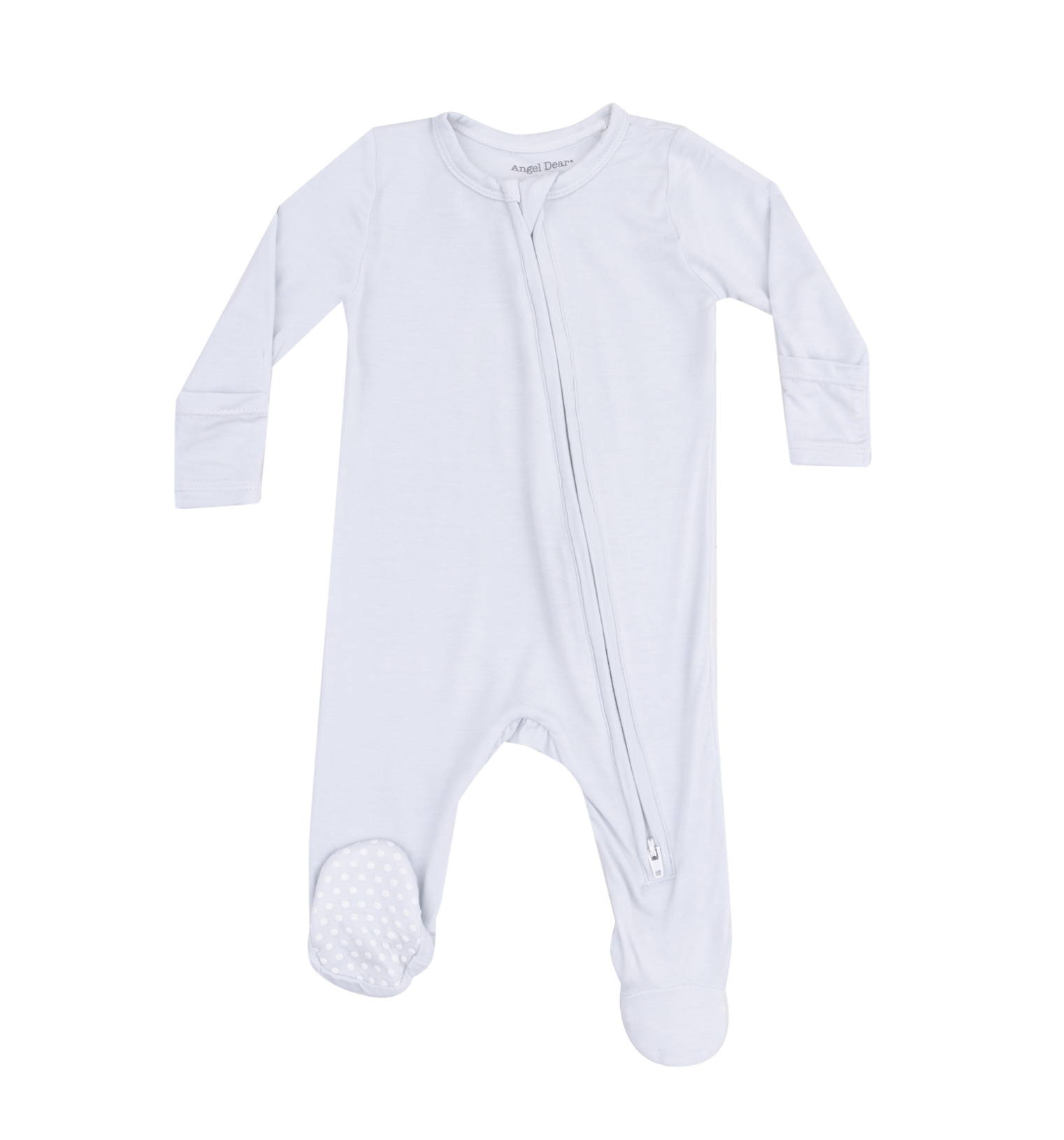 Solid Classic Blue 2 Way Zipper Footie
