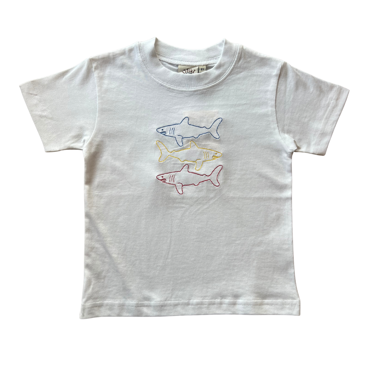3 Primary Color Shark SS Tee