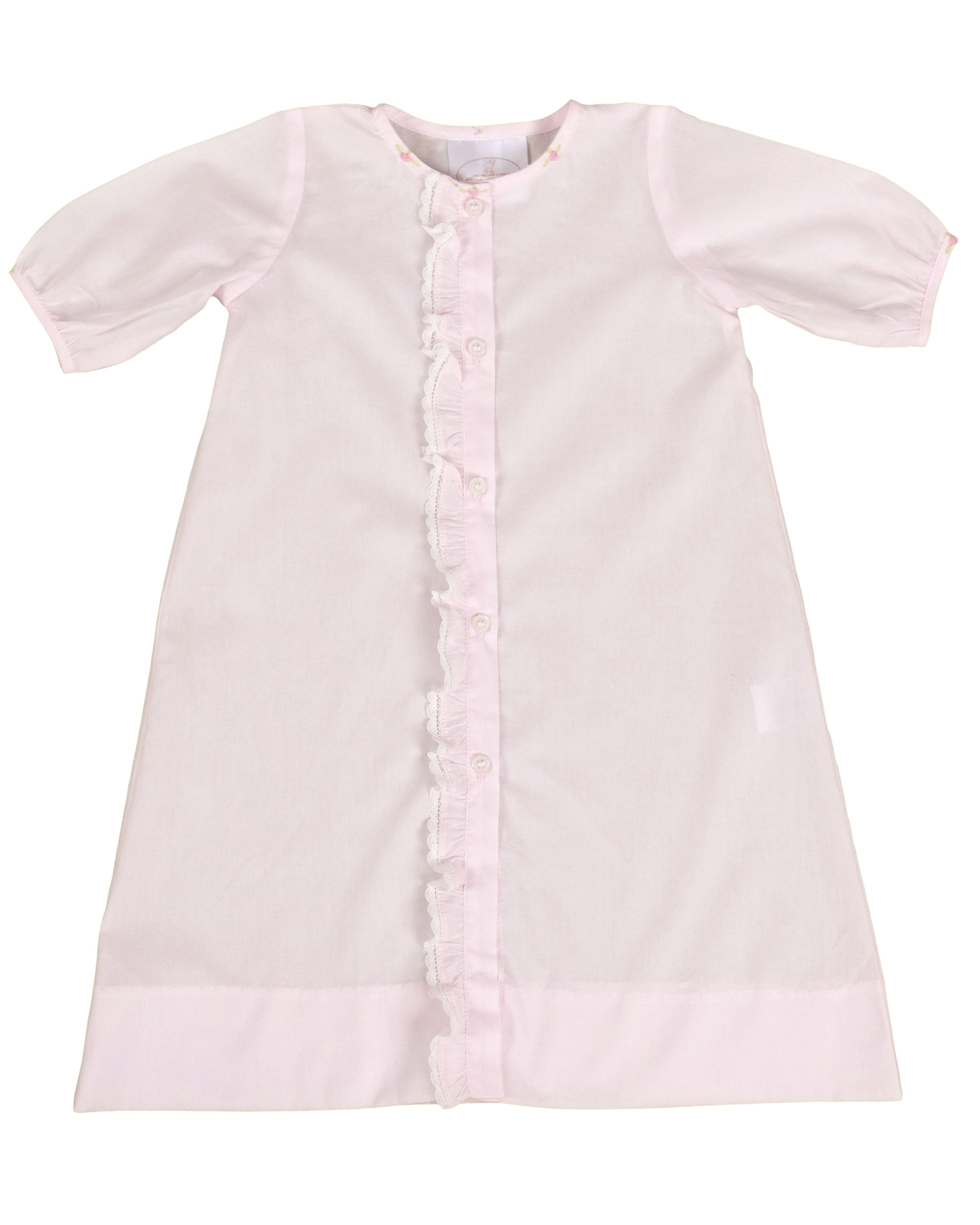 Linden Rose Daygown & Diaper Cover- Pink & White