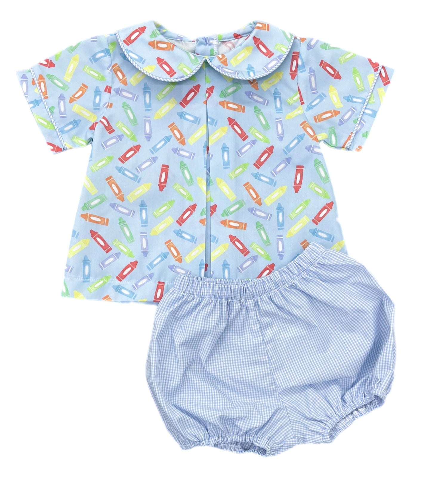 Blue Rory Crayon Diaper Set (Infant)