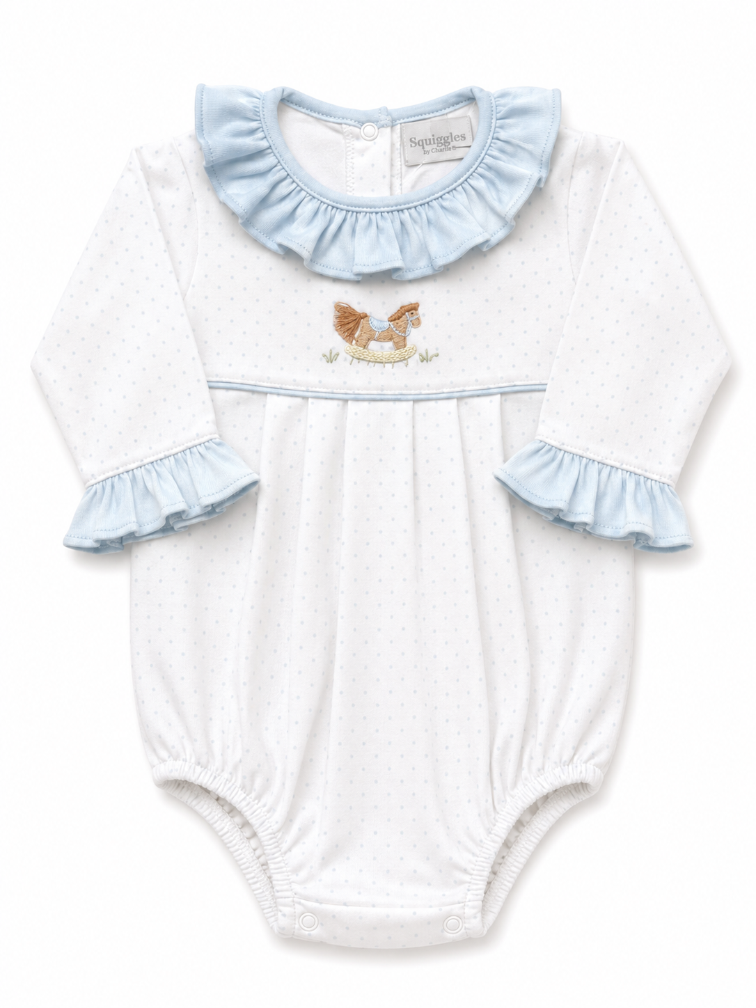 Blue Dot Mini Pony LS Bubble