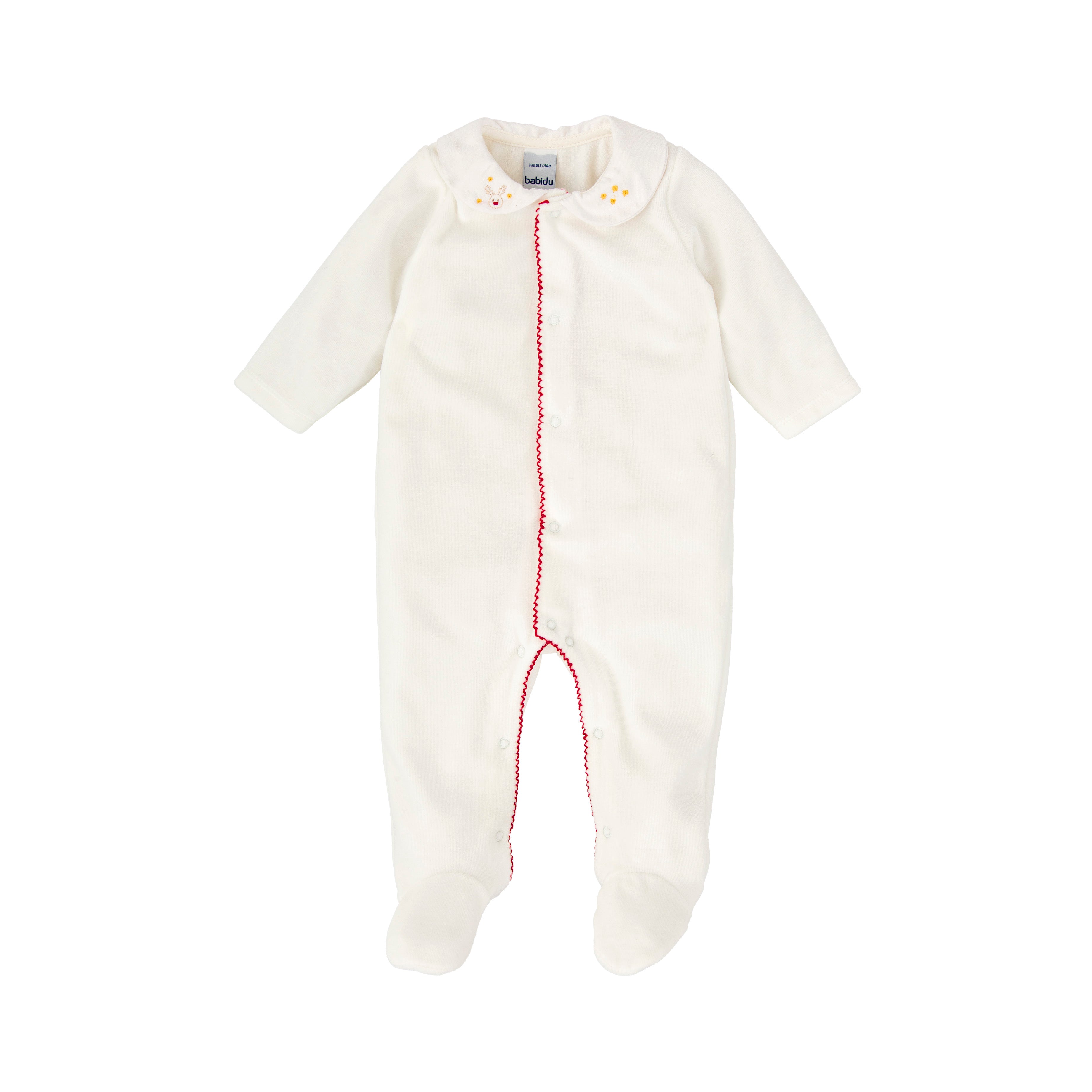 Velour Reindeer Romper