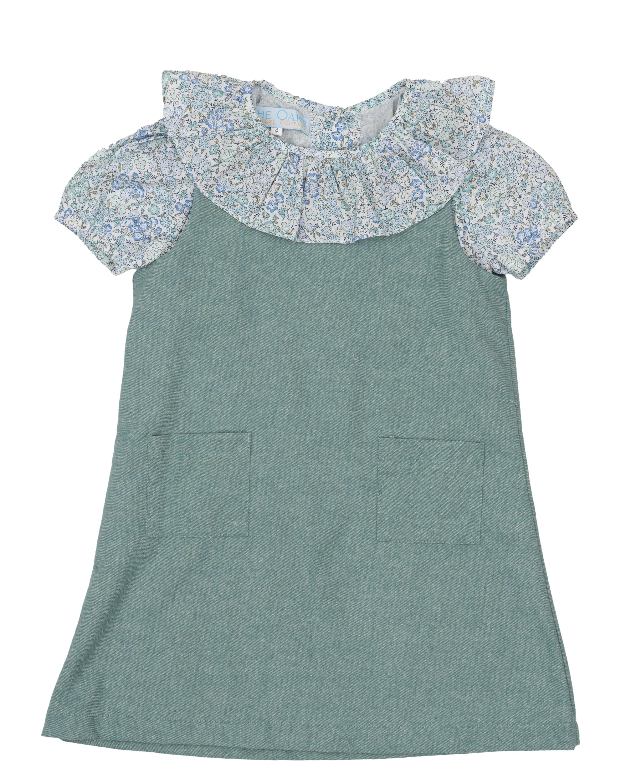 Hazel Teal Briar Check Dress