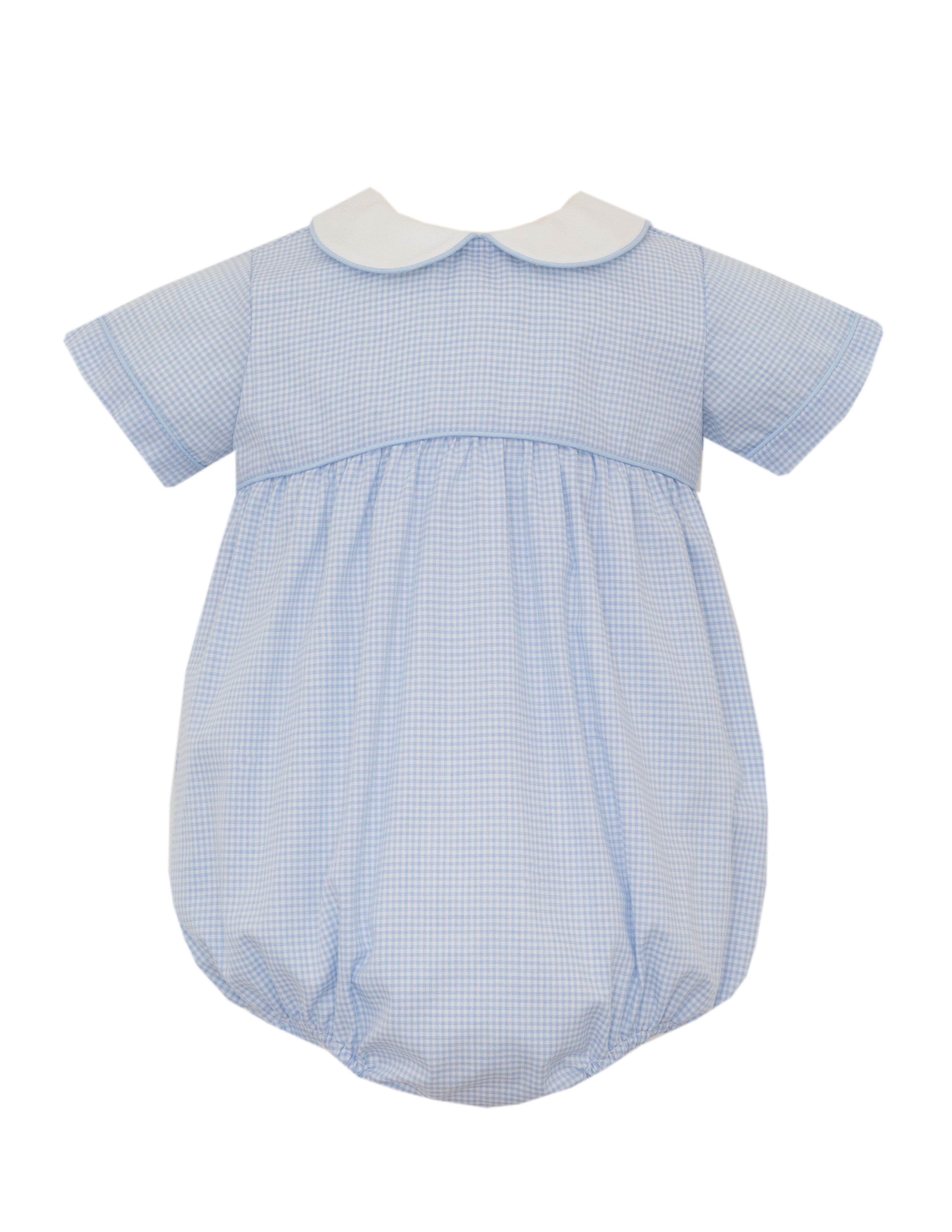 Lt Blue Gingham Boy Bubble