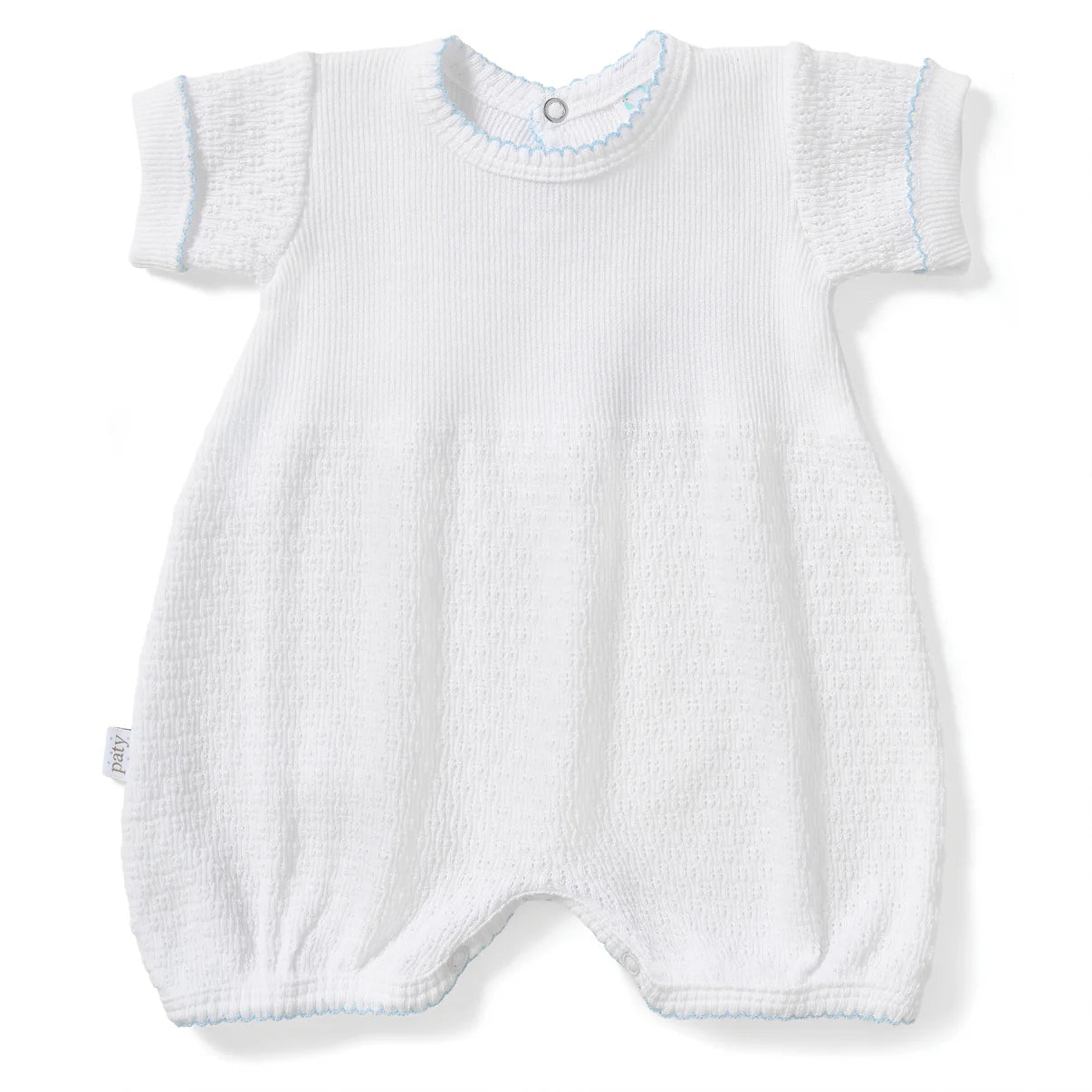 White Bubble w/ Blue Trim