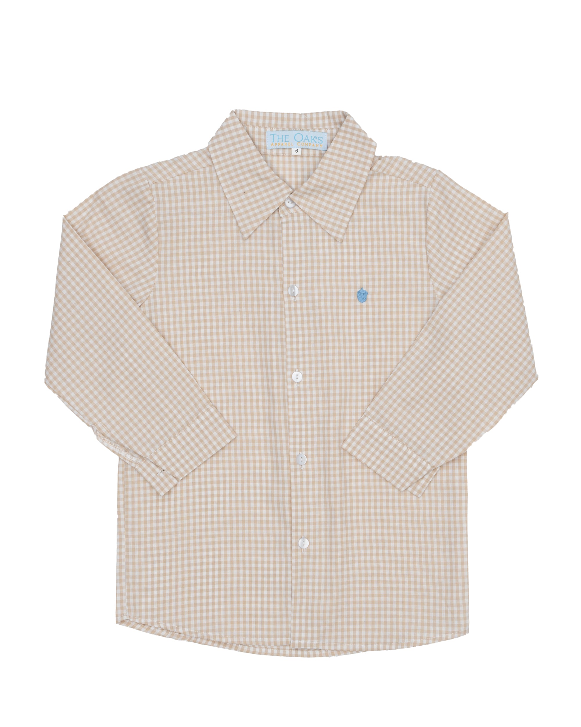 William Tan Check Button Up