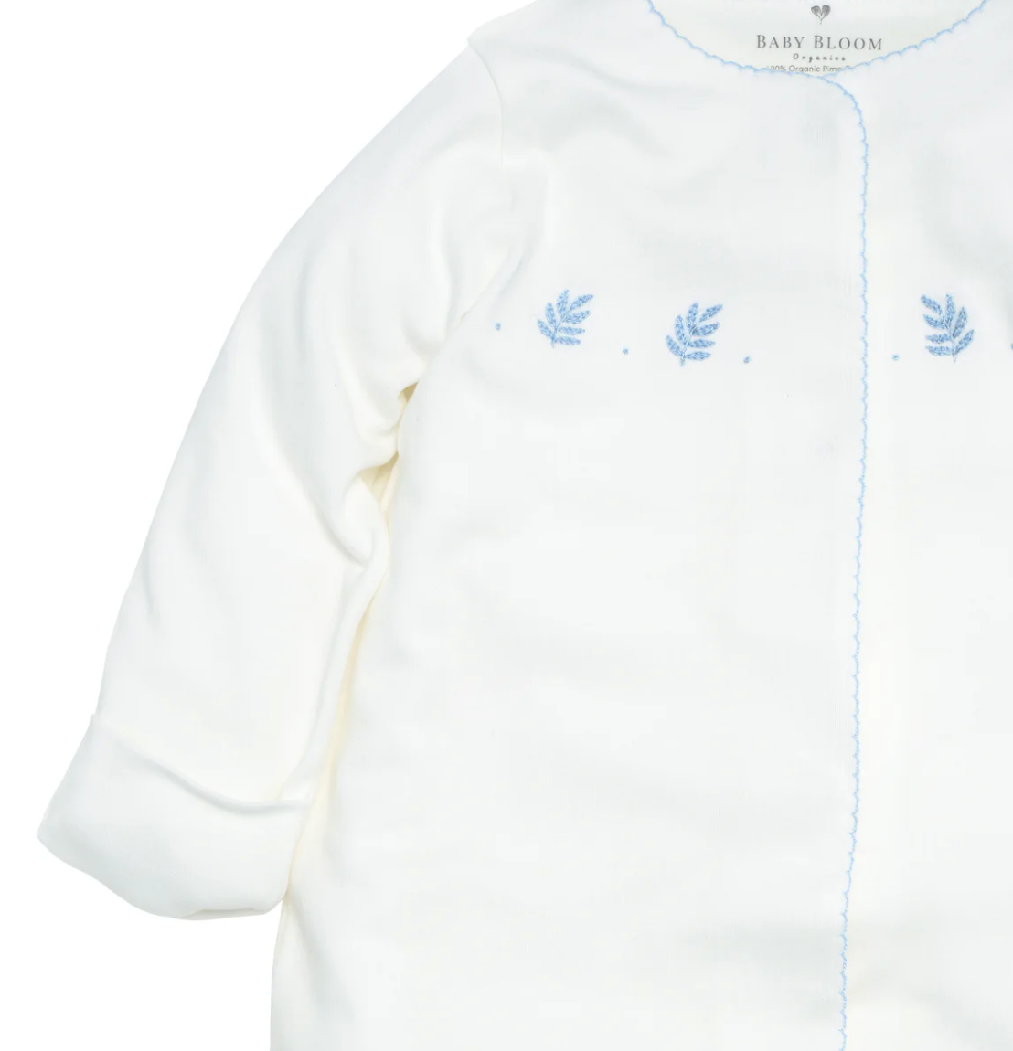 Organic Palm Gown-Blue & Sage