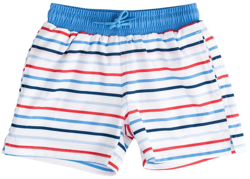 American Stripe Boogie Board Swim Trunk