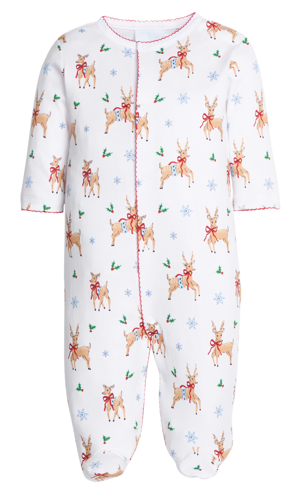 Printed Reindeer Games Footie