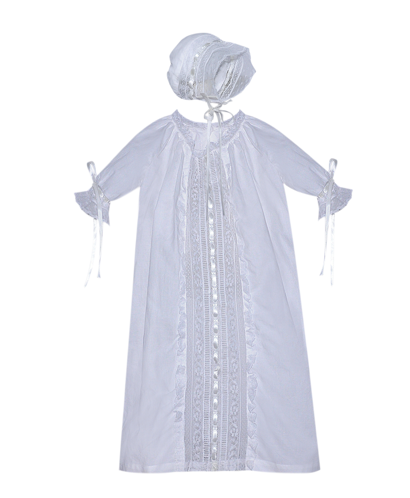 Daygown Shiloh Ecru and White