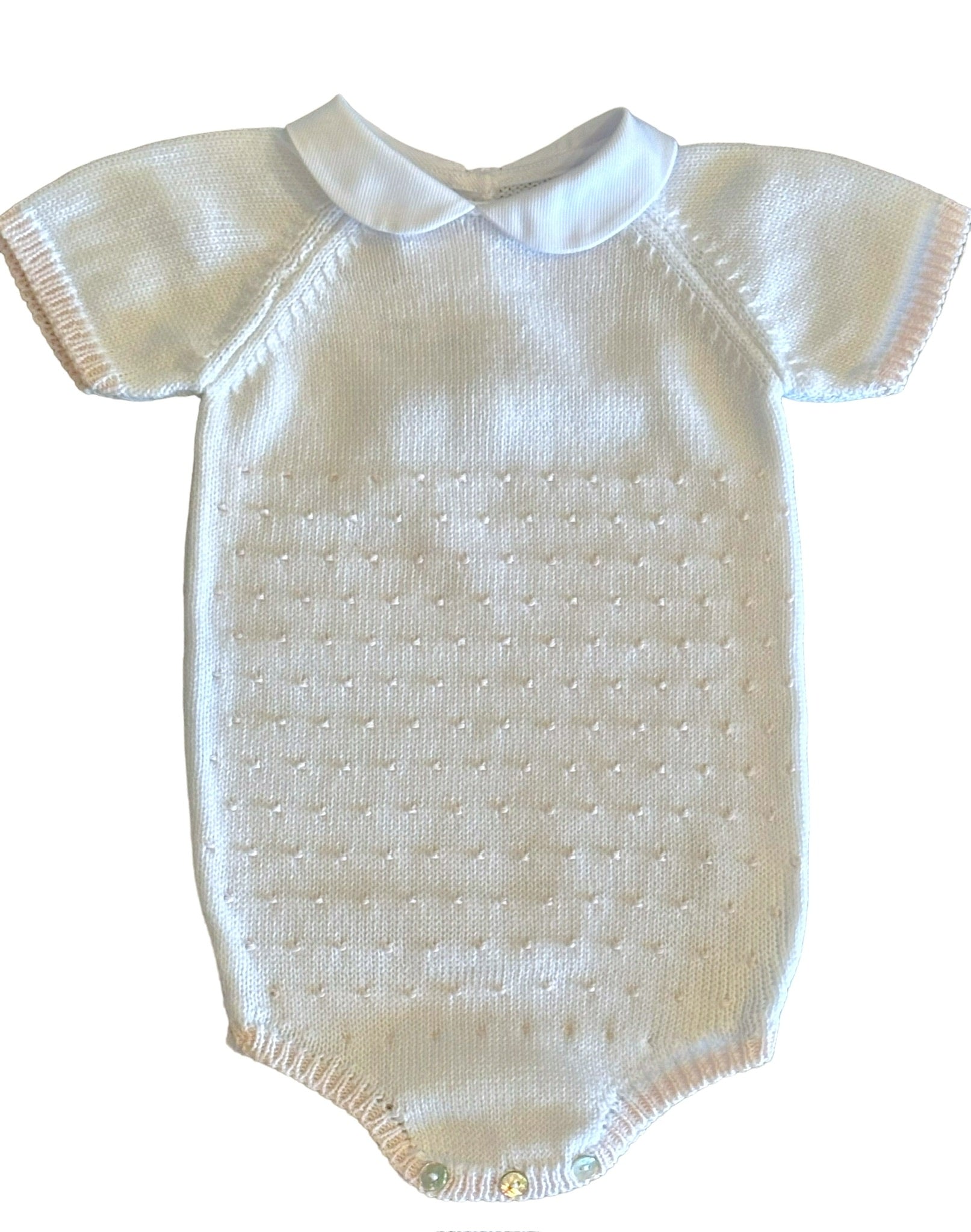Bubble Dot White with Pink (Baby)