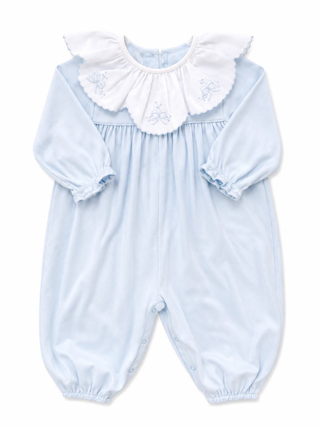 Blue Bow Knit Longall