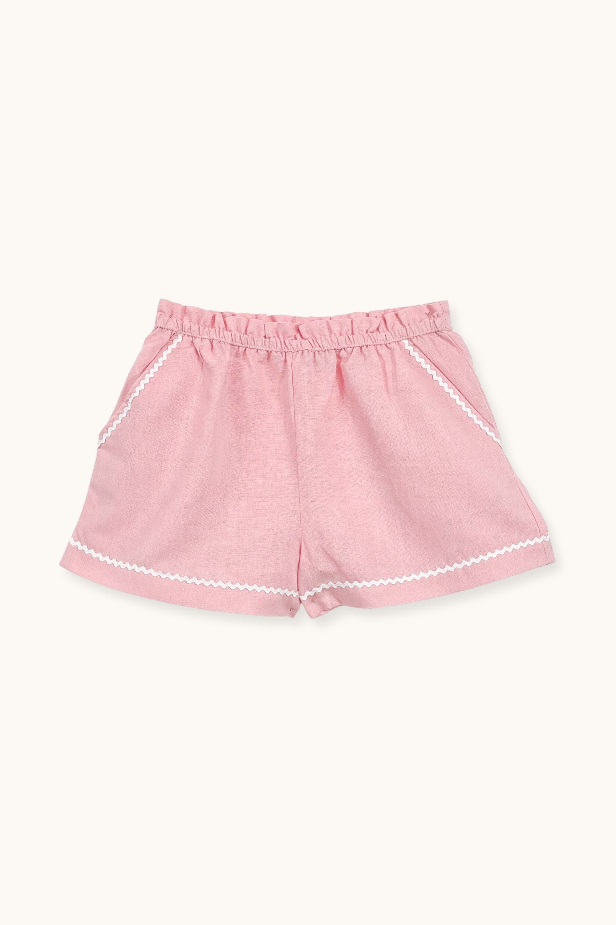 Strawberry Cream Capri Shorts