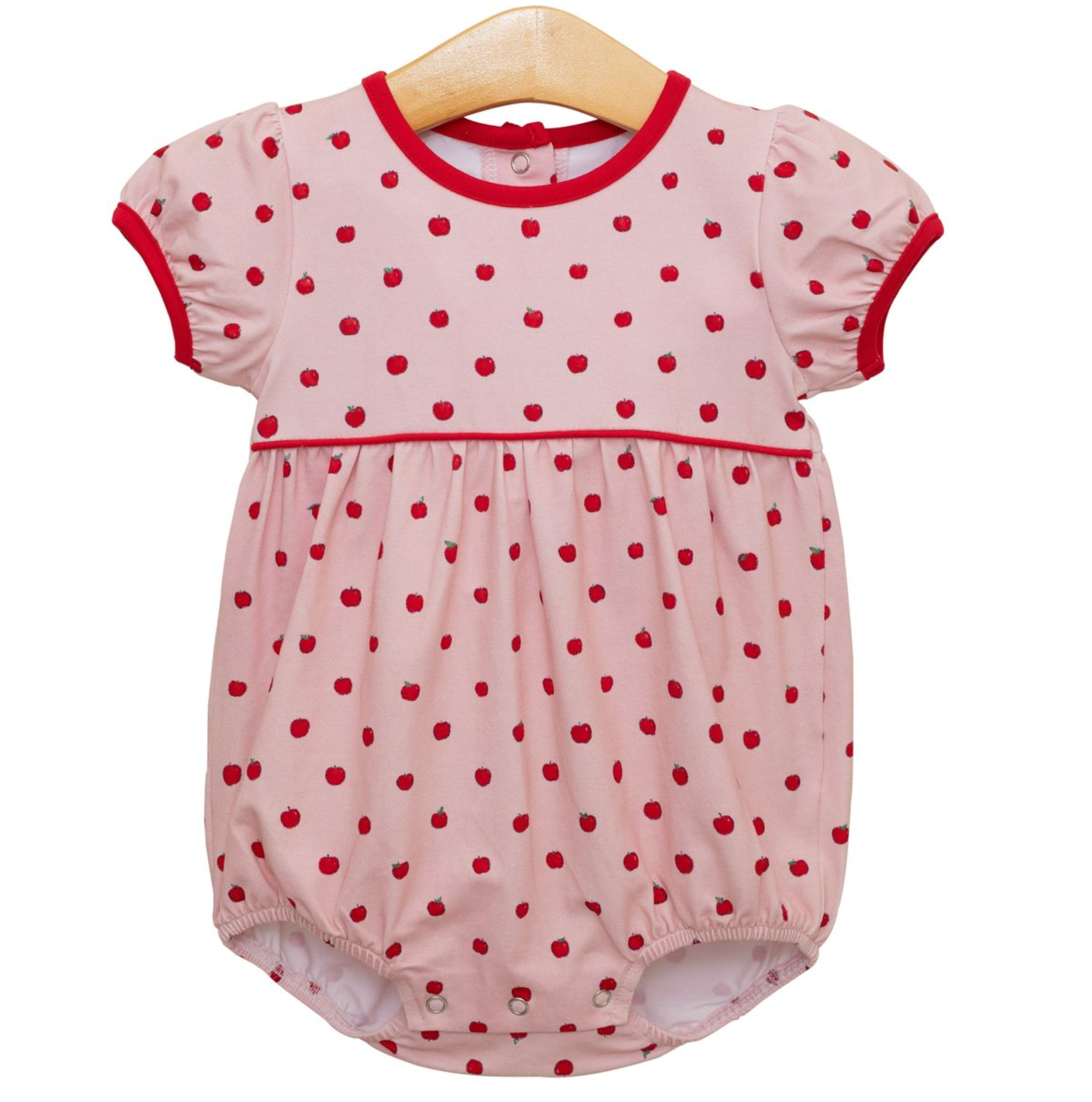 Pink Apple Print Bubble (Infant)