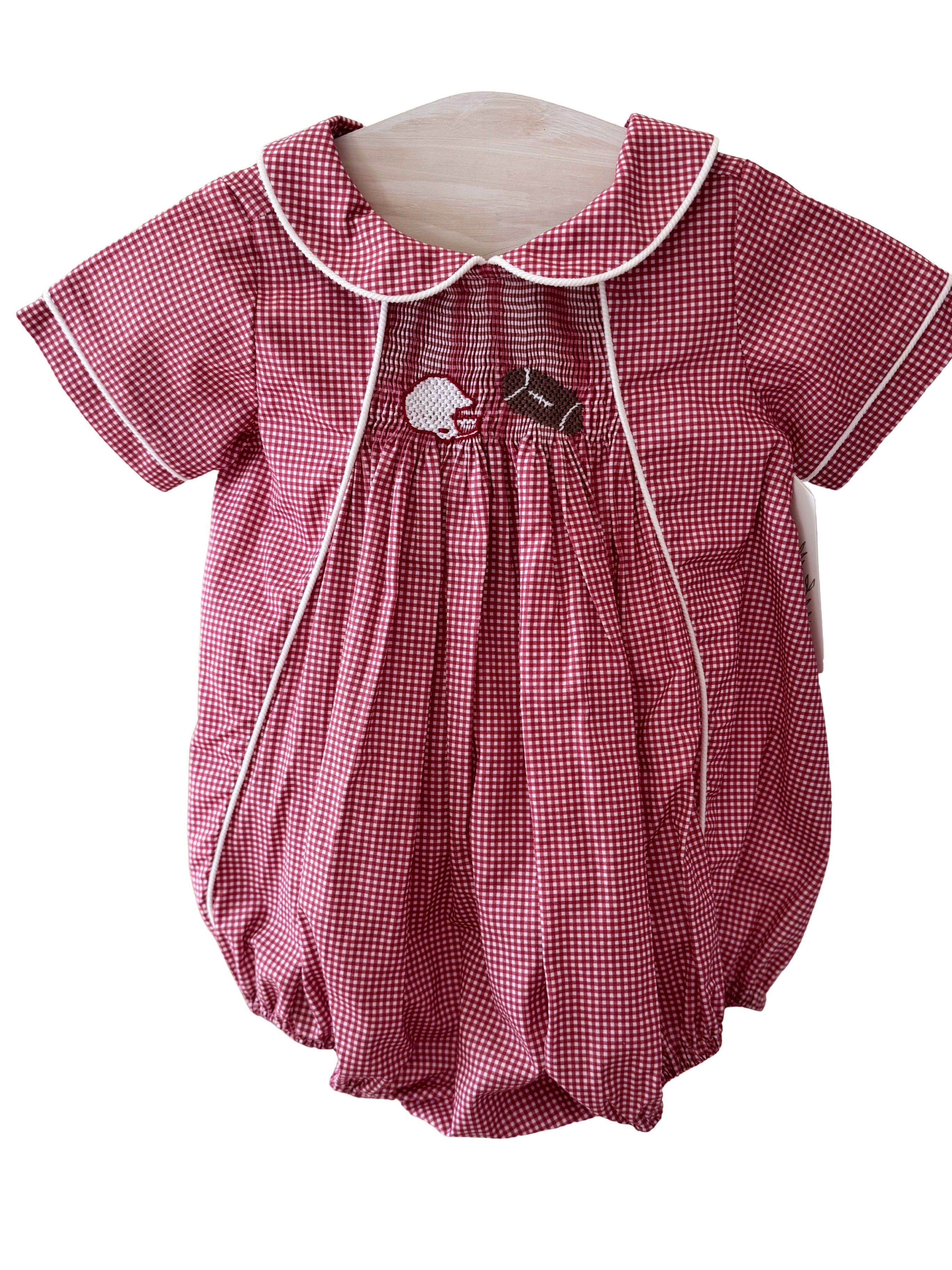 Red Gingham Ayres Bubble (Toddler)