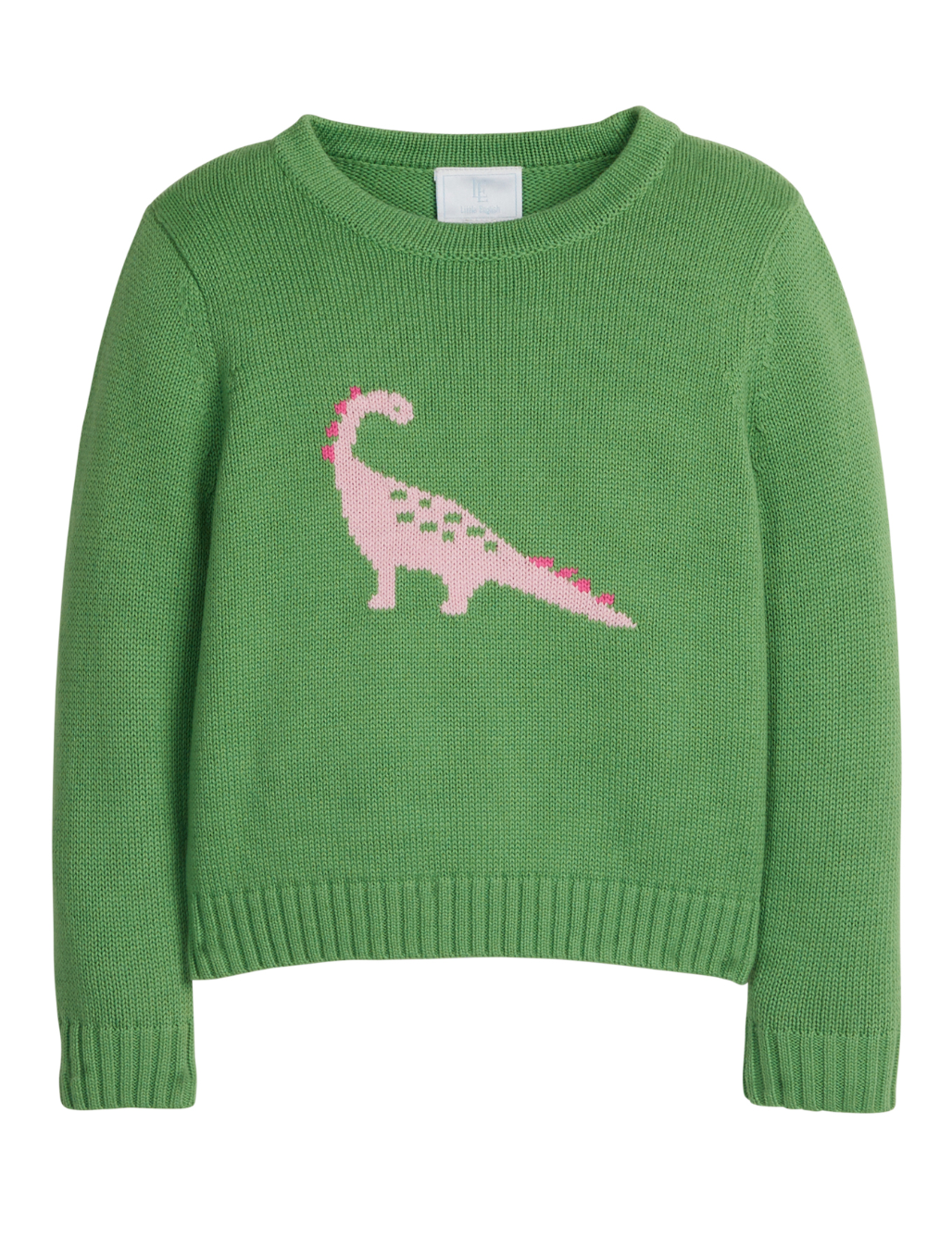 Pink Dinosaur Intarsia Sweater (Kid)