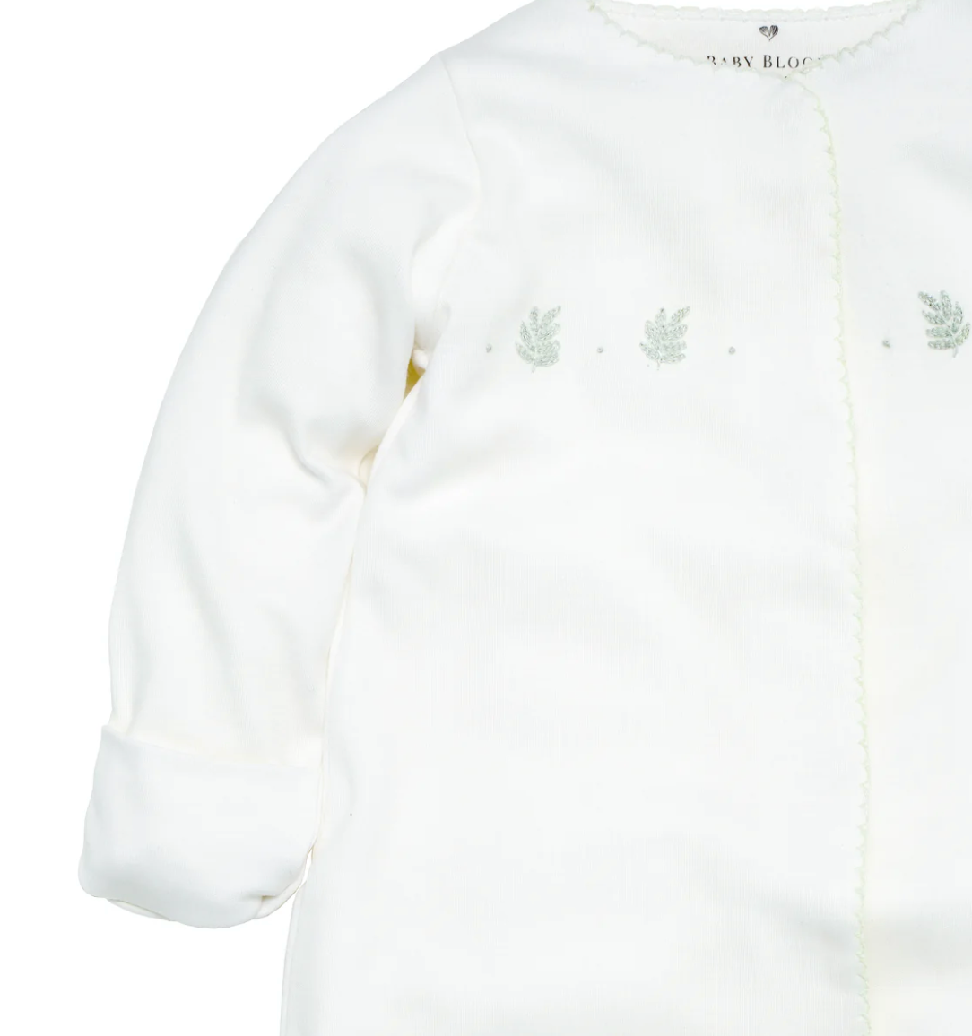 Organic Palm Gown-Blue & Sage