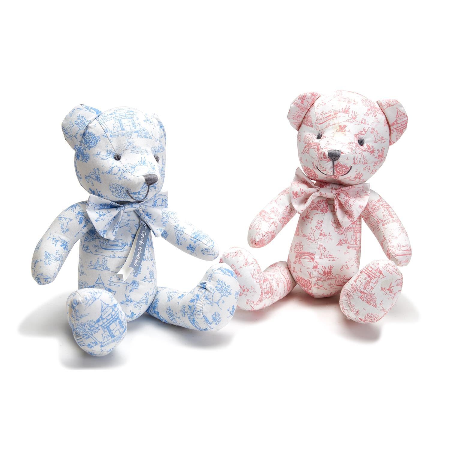 Animal Toile Stuffed Bear