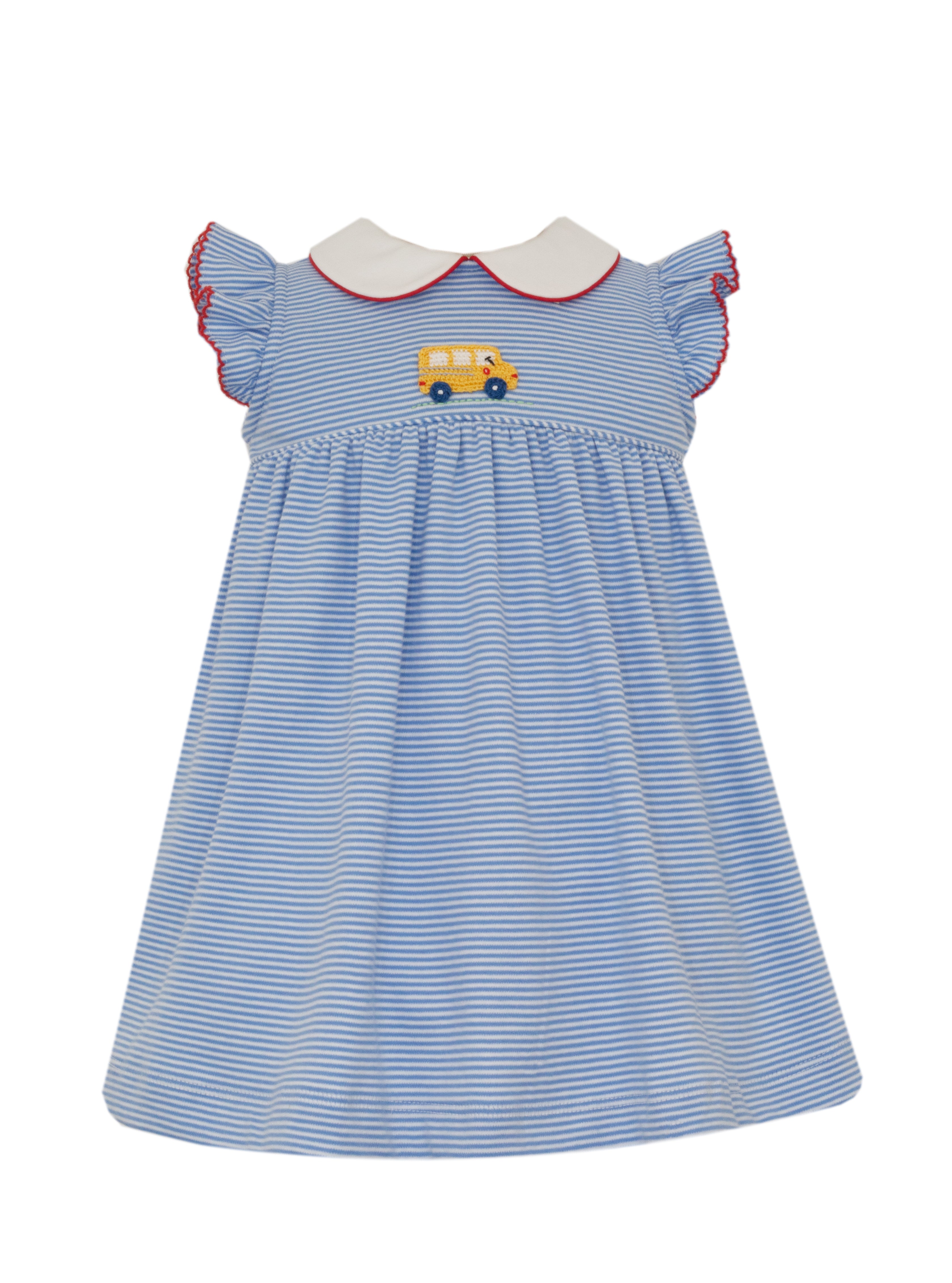 Periwinkle Girls School Bus Dress