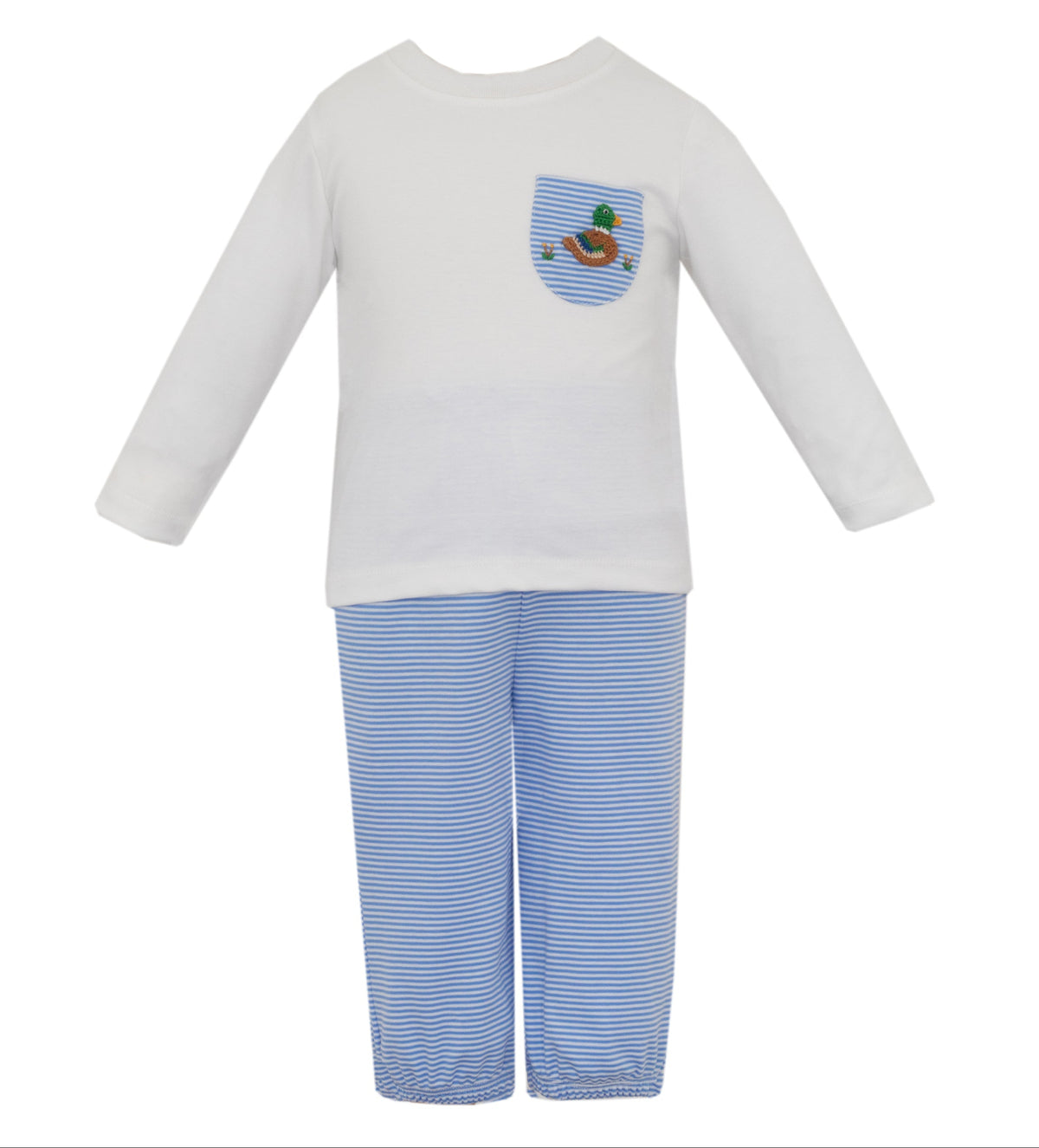 Blue Mallard Duck Pant Set