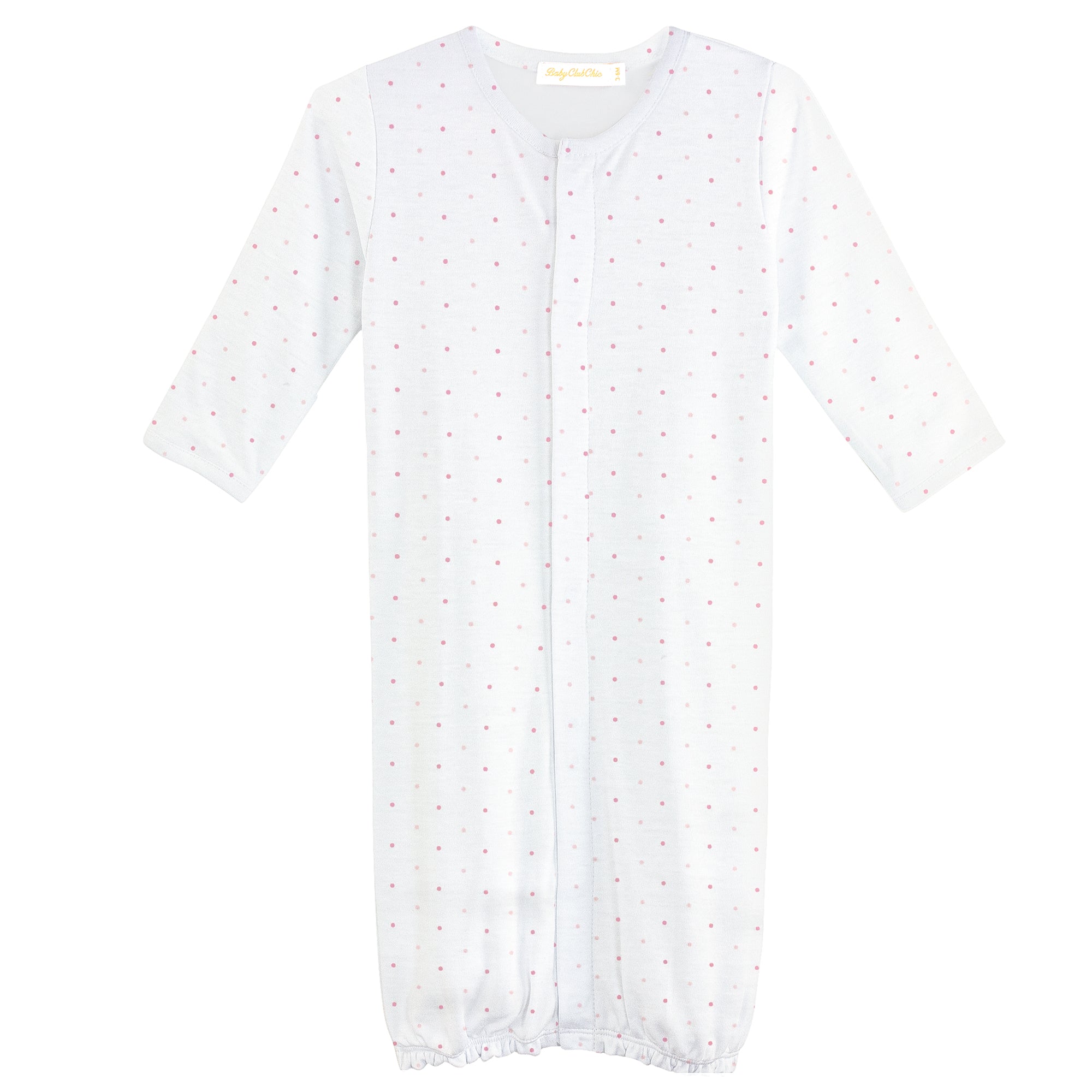 Pink Dots Printed Converter Gown