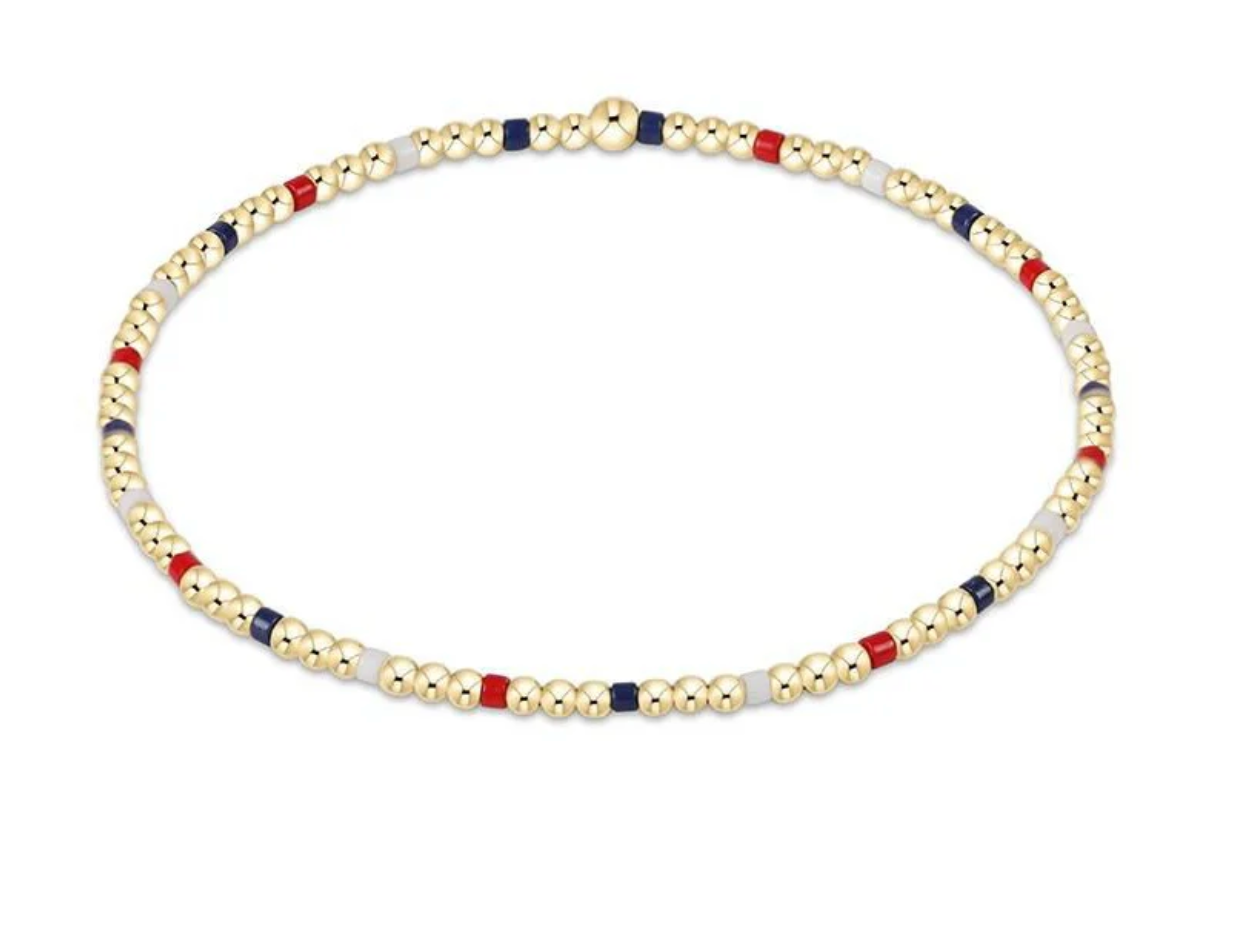EGirl Hope Sincerity 2mm Bead Bracelet-Firecracker