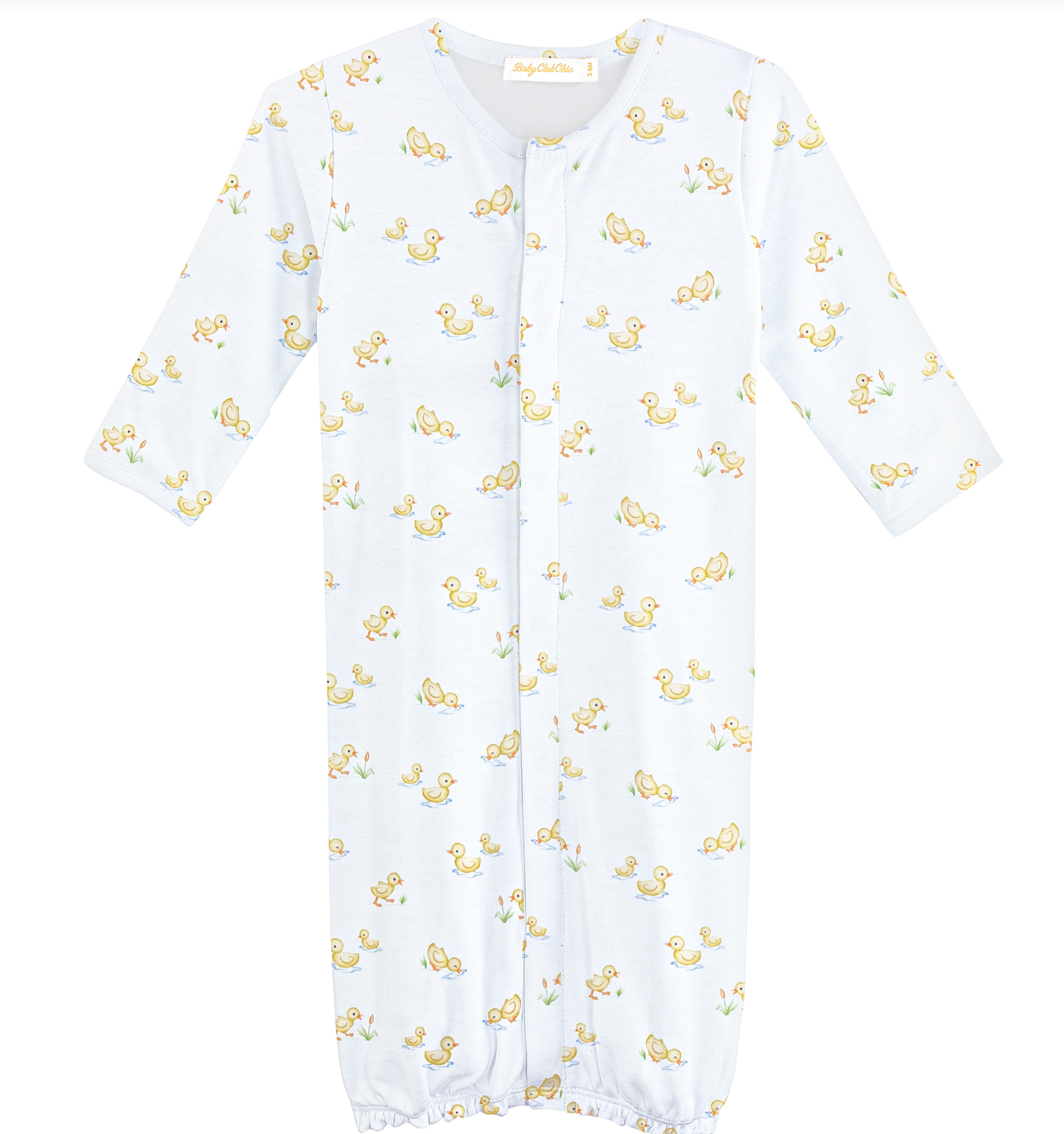 Baby Duckies Printed Converter Gown