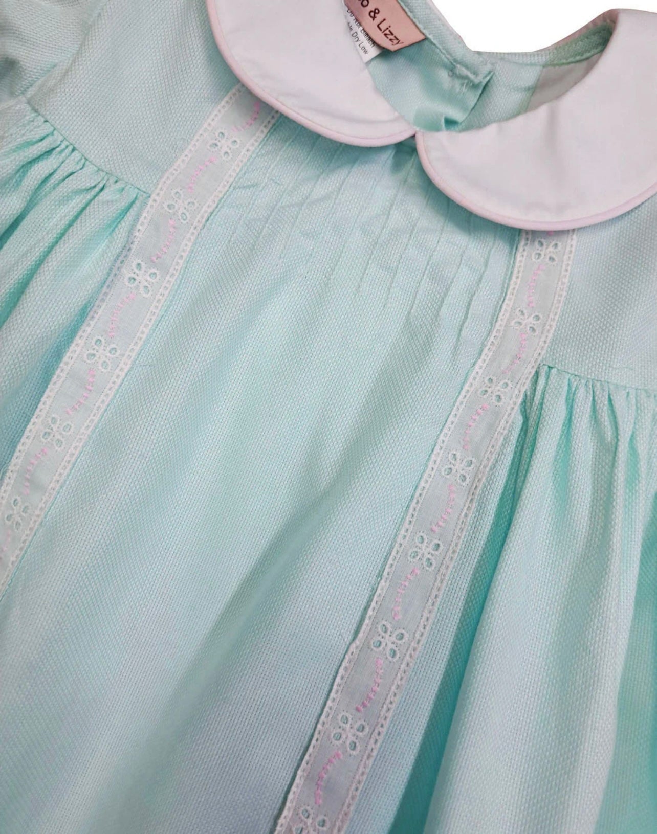 Classic Mint Emb Lacey Float Dress