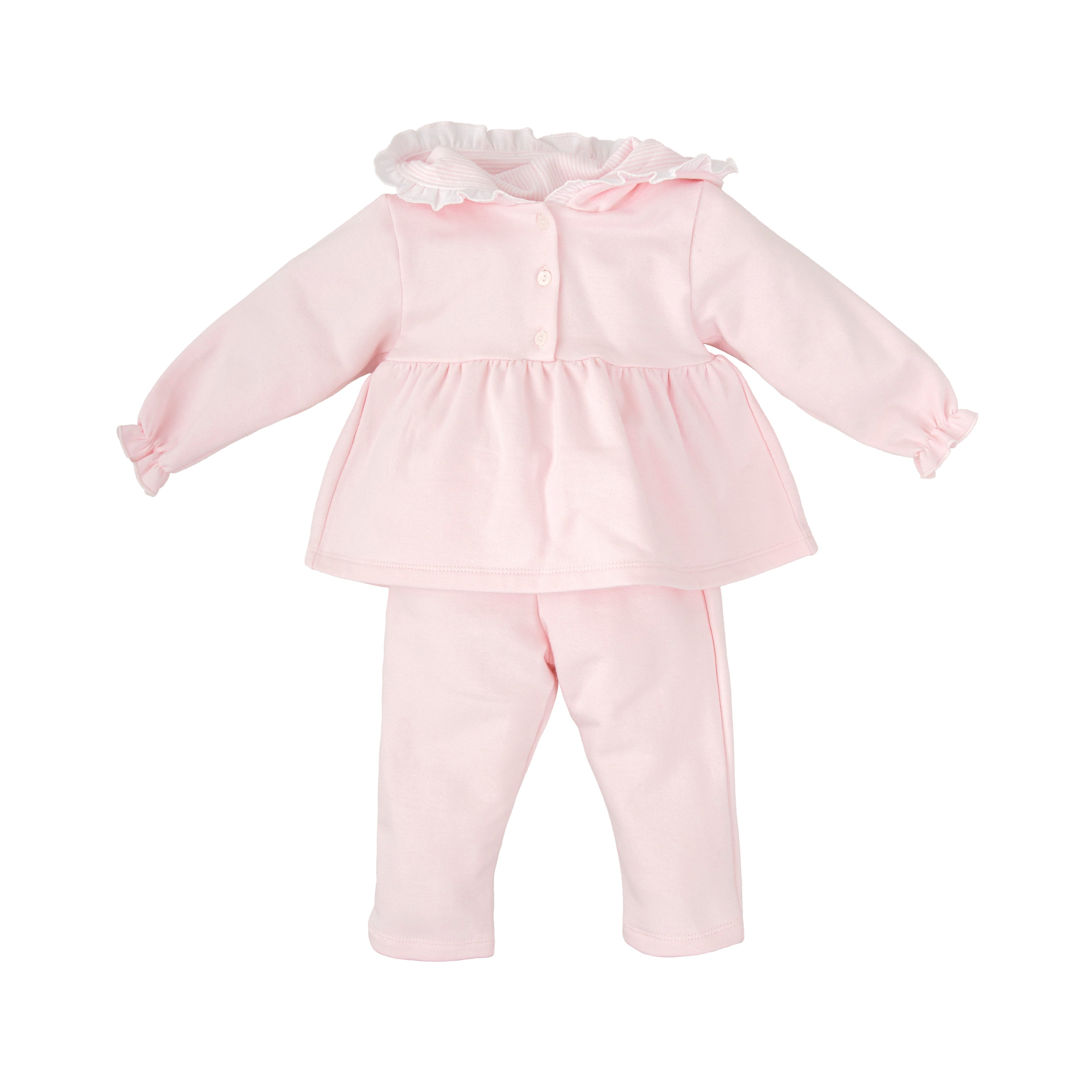 Pink Straight Leg Tracksuit