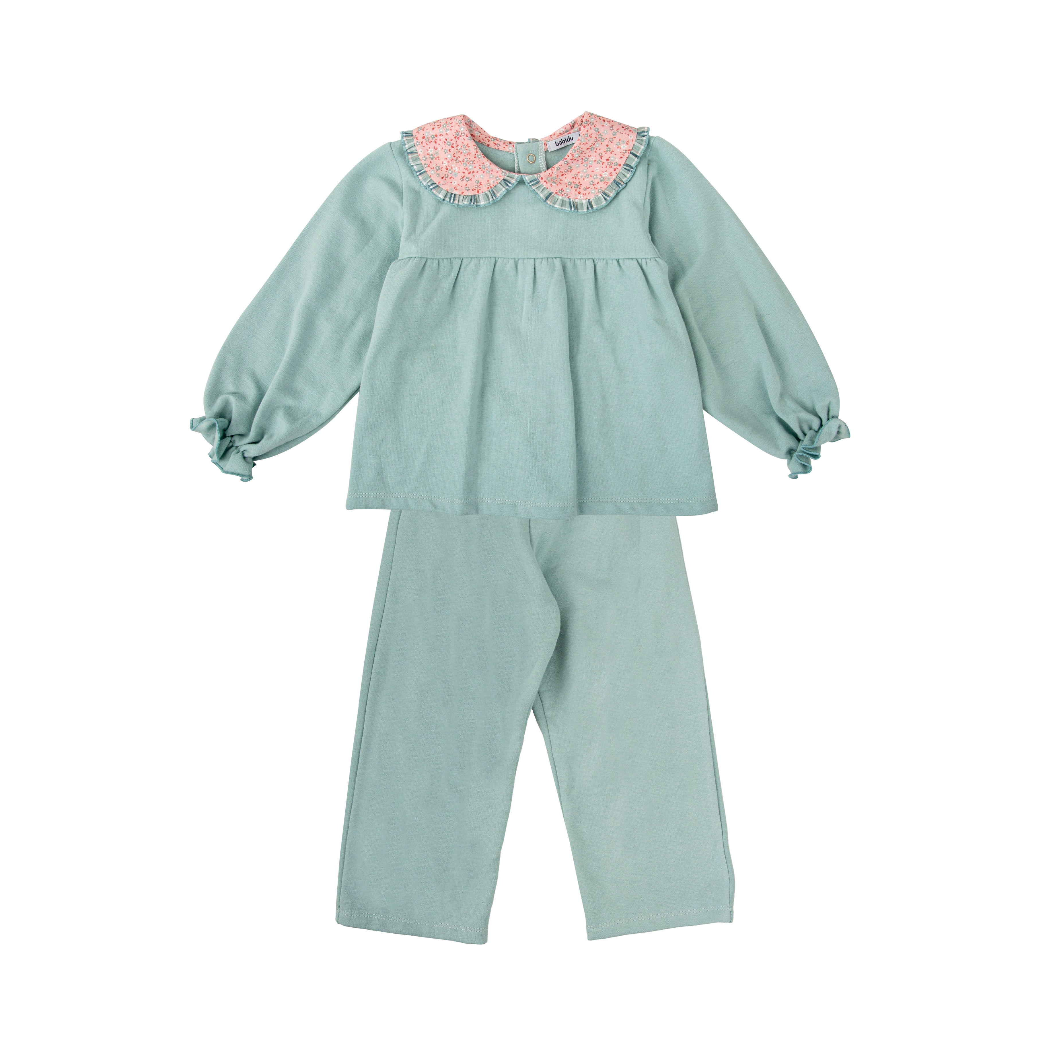 Girls Cotton Knit Tracksuit