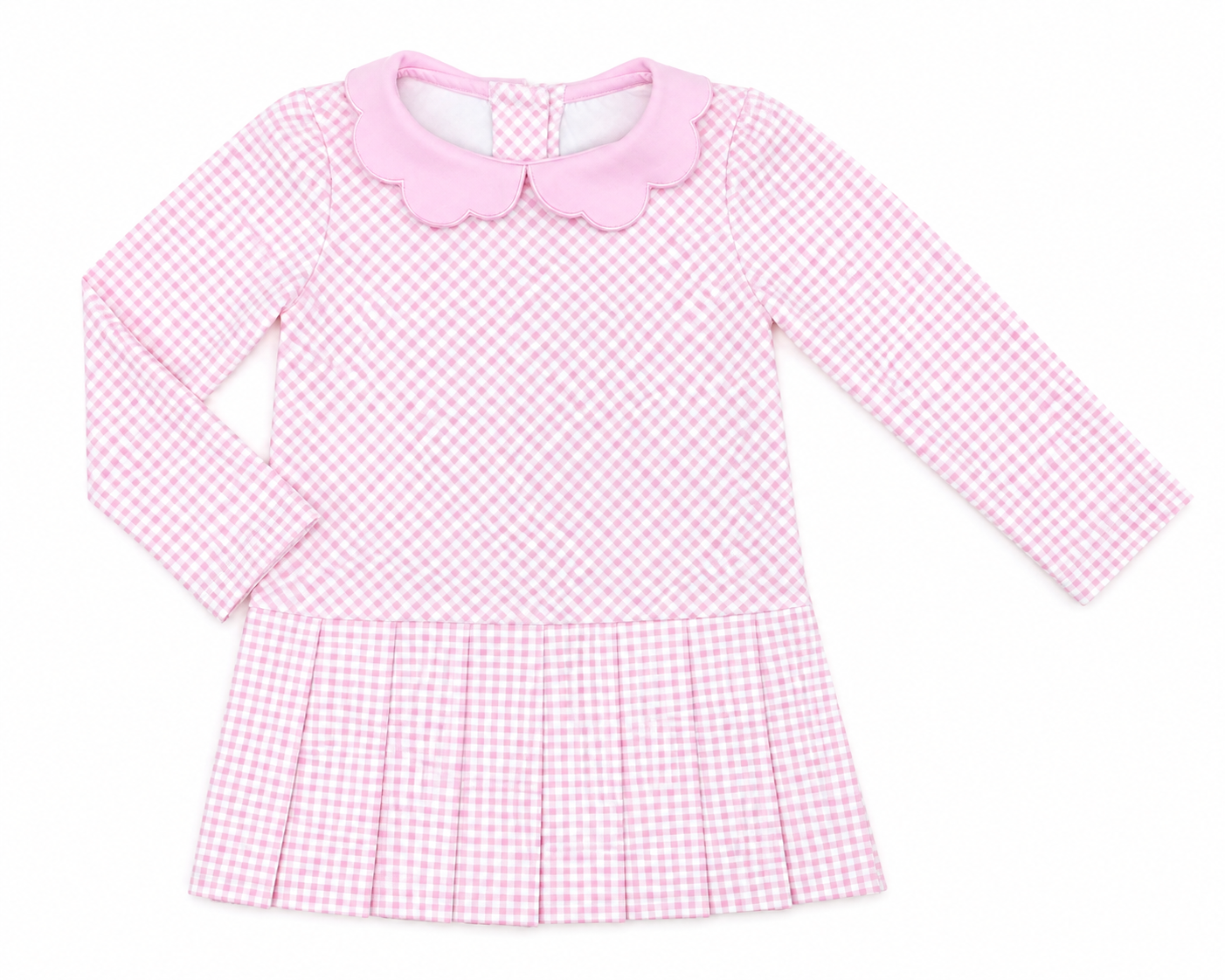 Poppy Pink Gingham Claire Dress