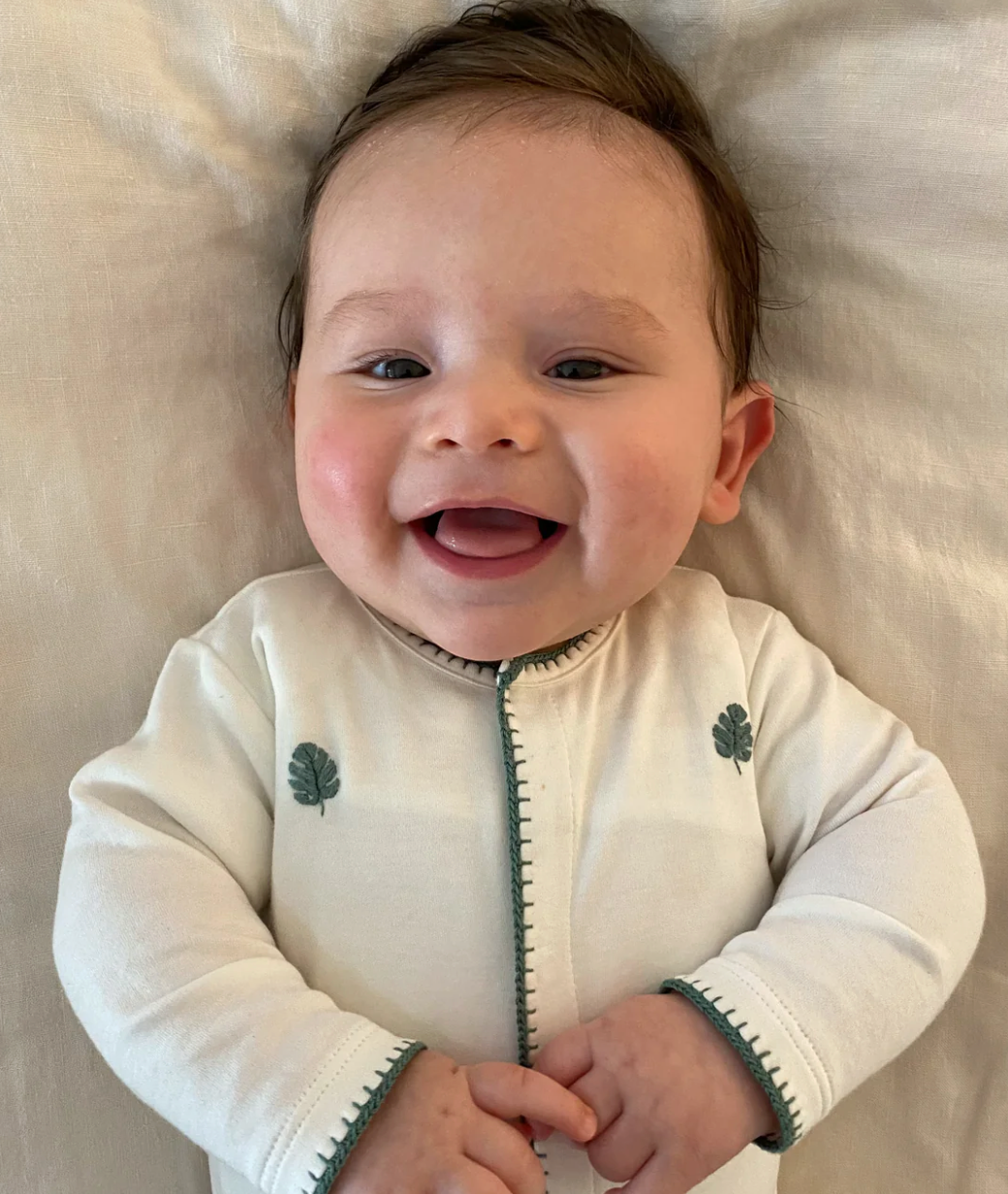 Monstera Pima Baby Pajama