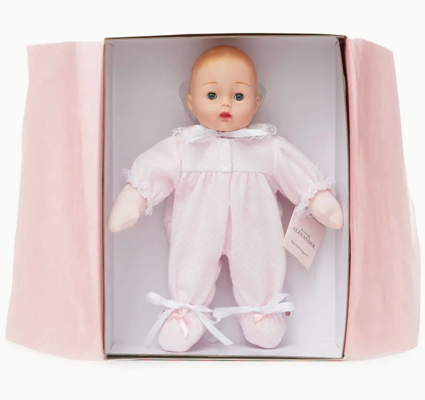 Pink Check Huggums Doll