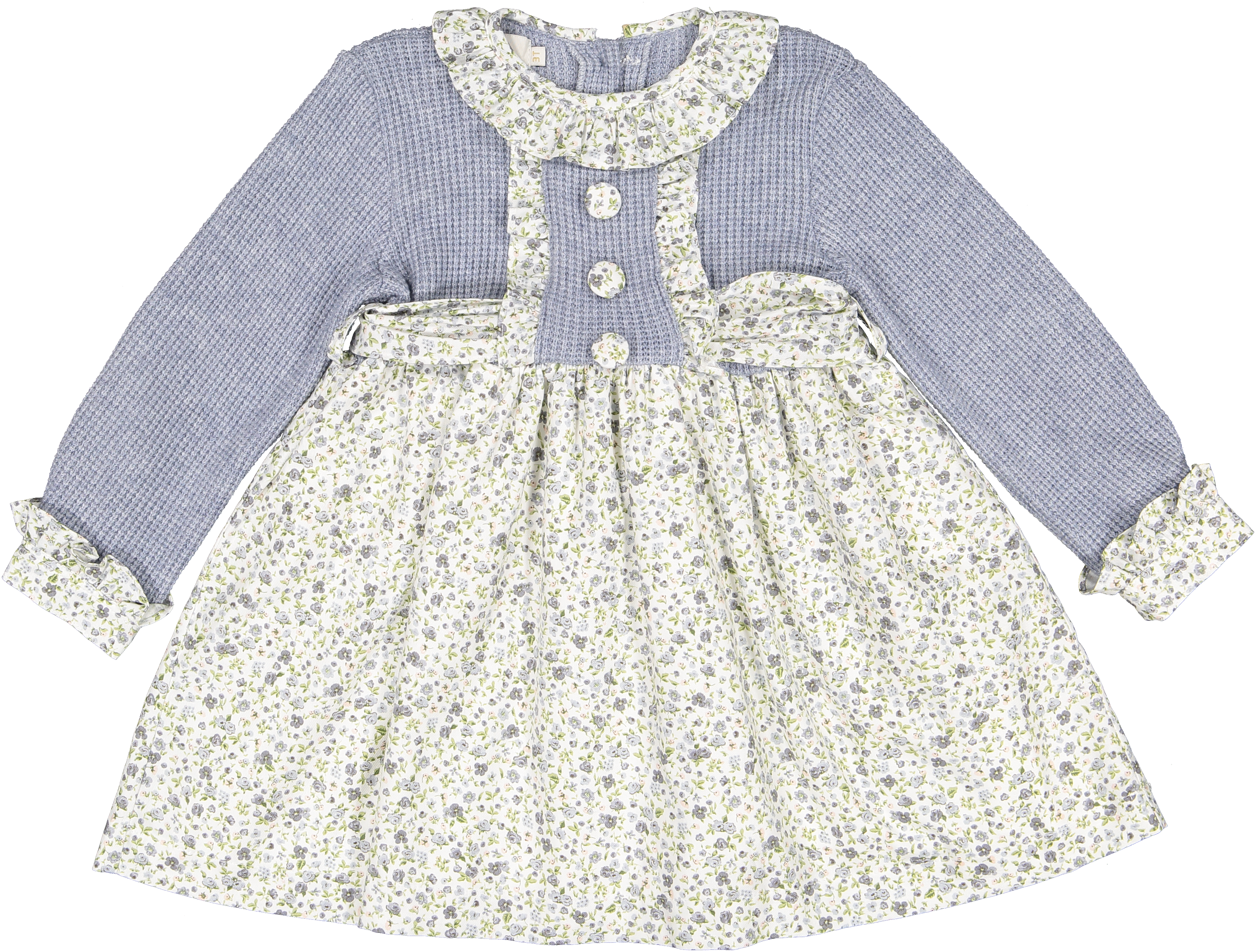 Blue Snowflowers Dress