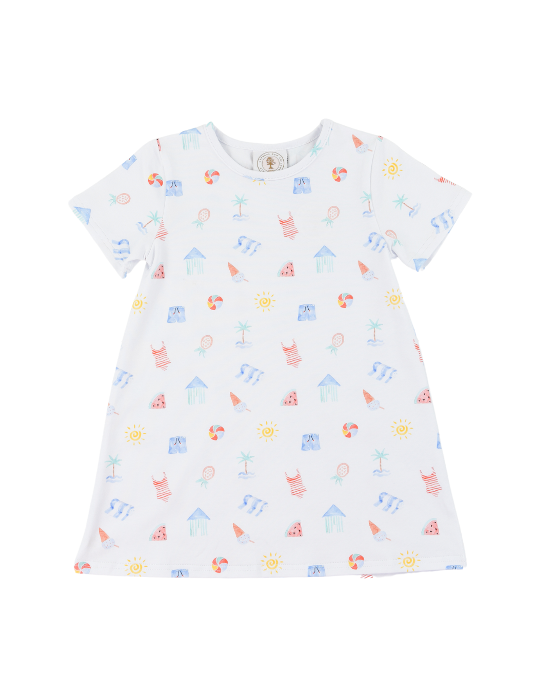 Saltwater Soiree Susie Swing Dress