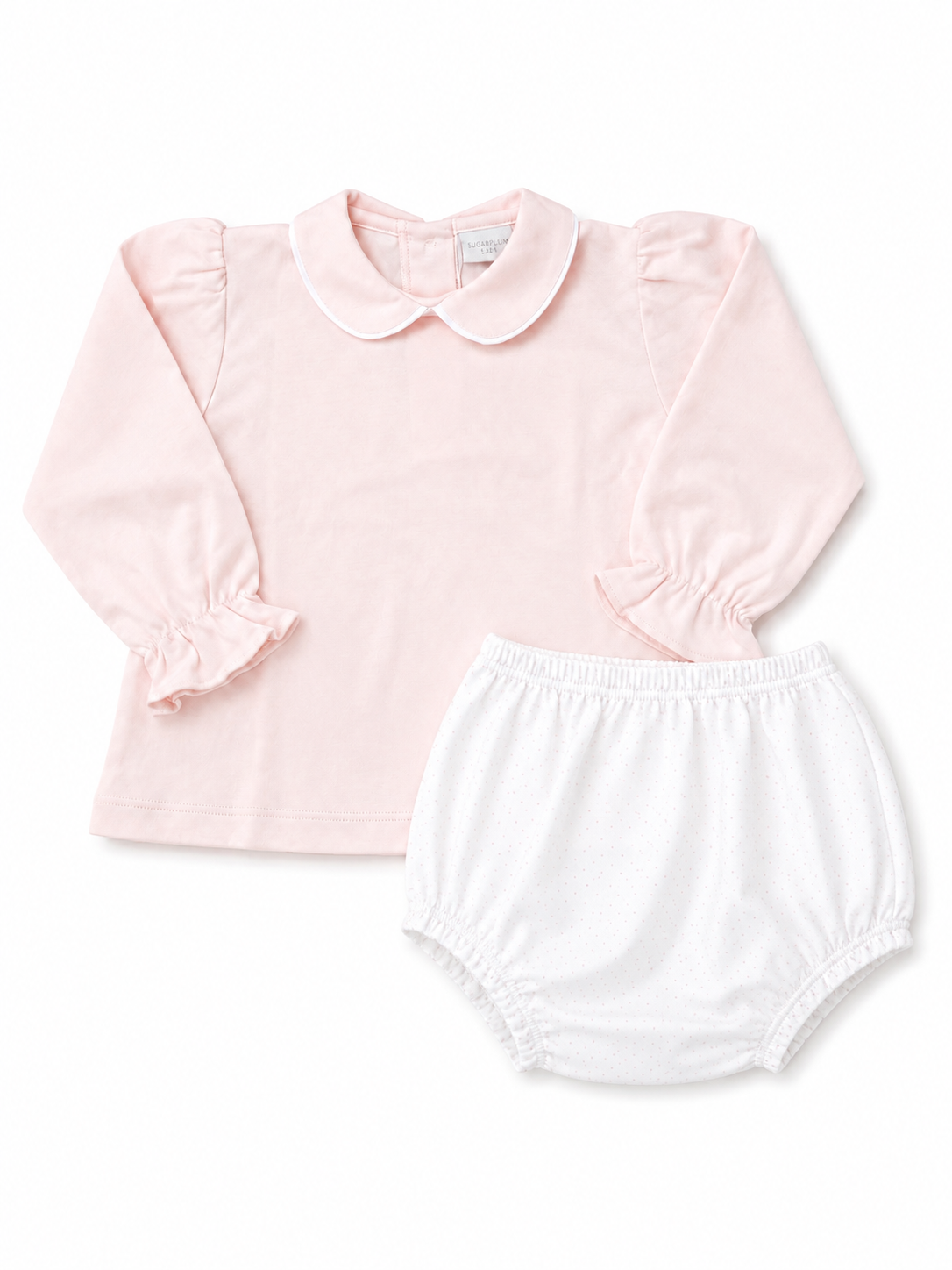 Pink Dot LS Diaper Set