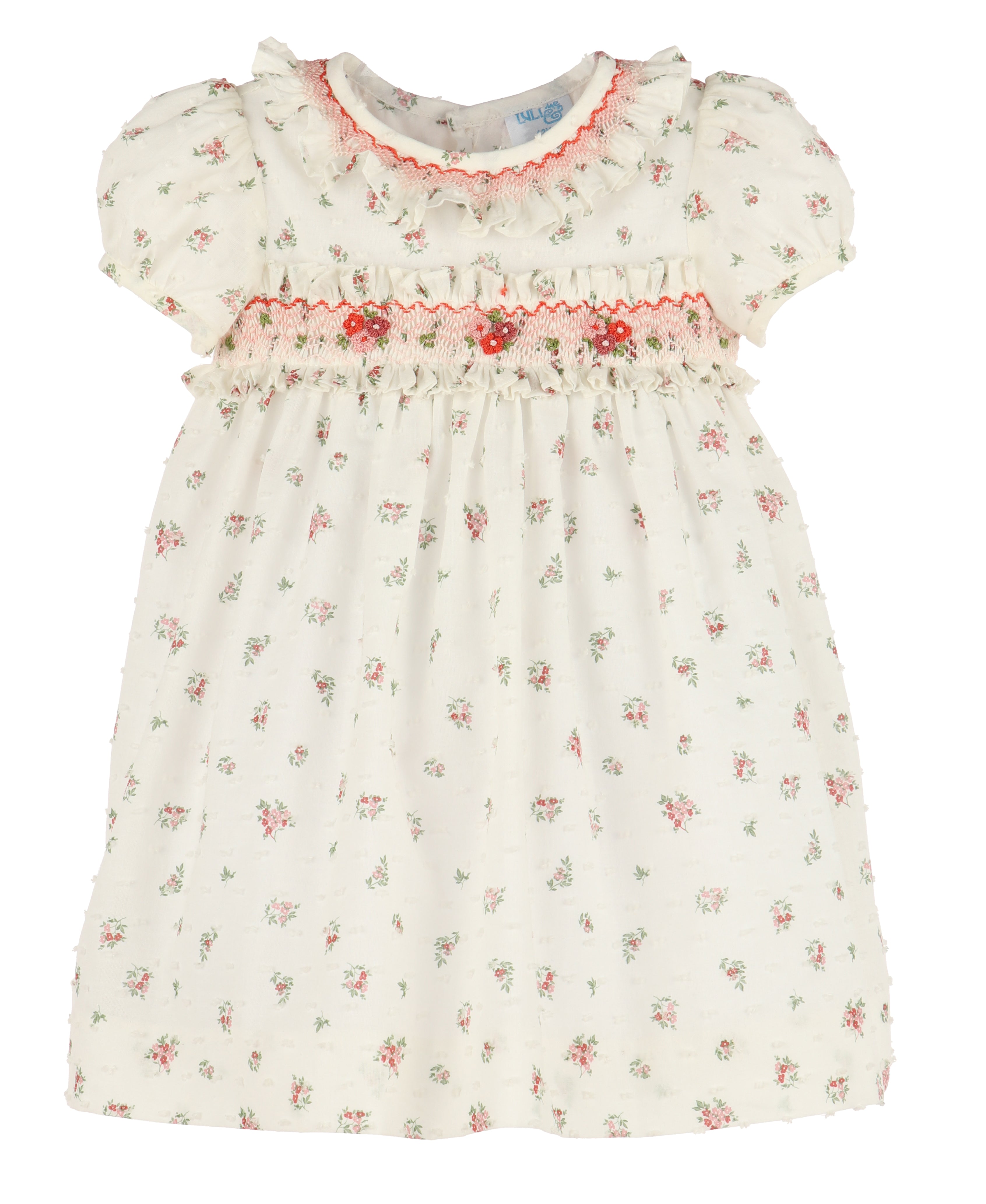 Plumetti Floral Smock Dress